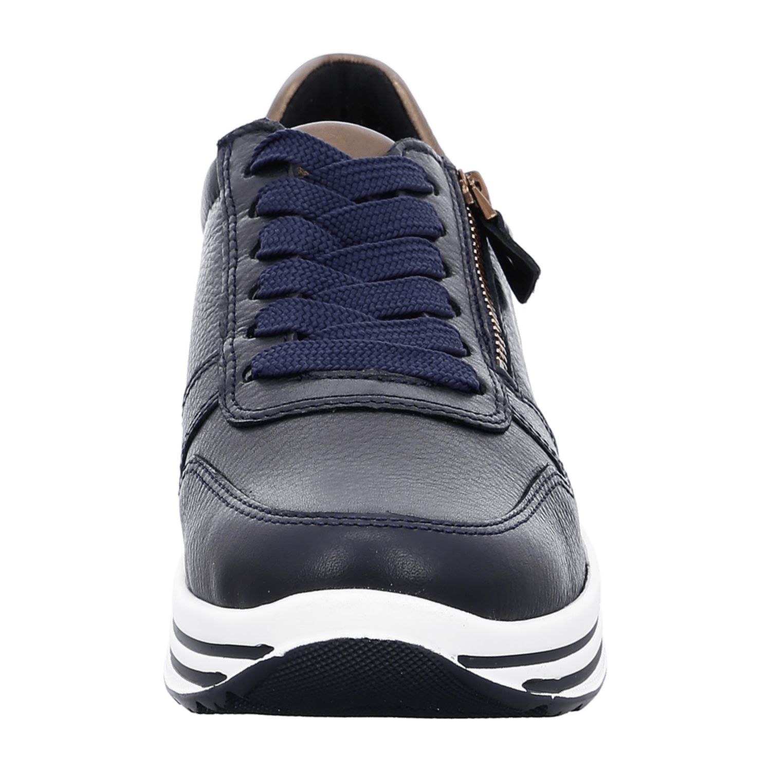 ARA Sapporo Women's Sneakers in Blue Mesh with Lace-Up Closure and Round Toe