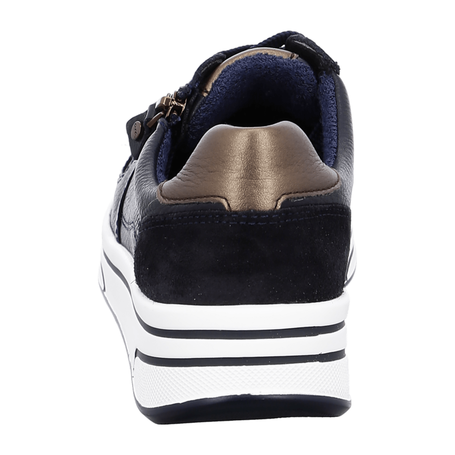 ARA Sapporo Women's Sneakers in Blue Mesh with Lace-Up Closure and Round Toe