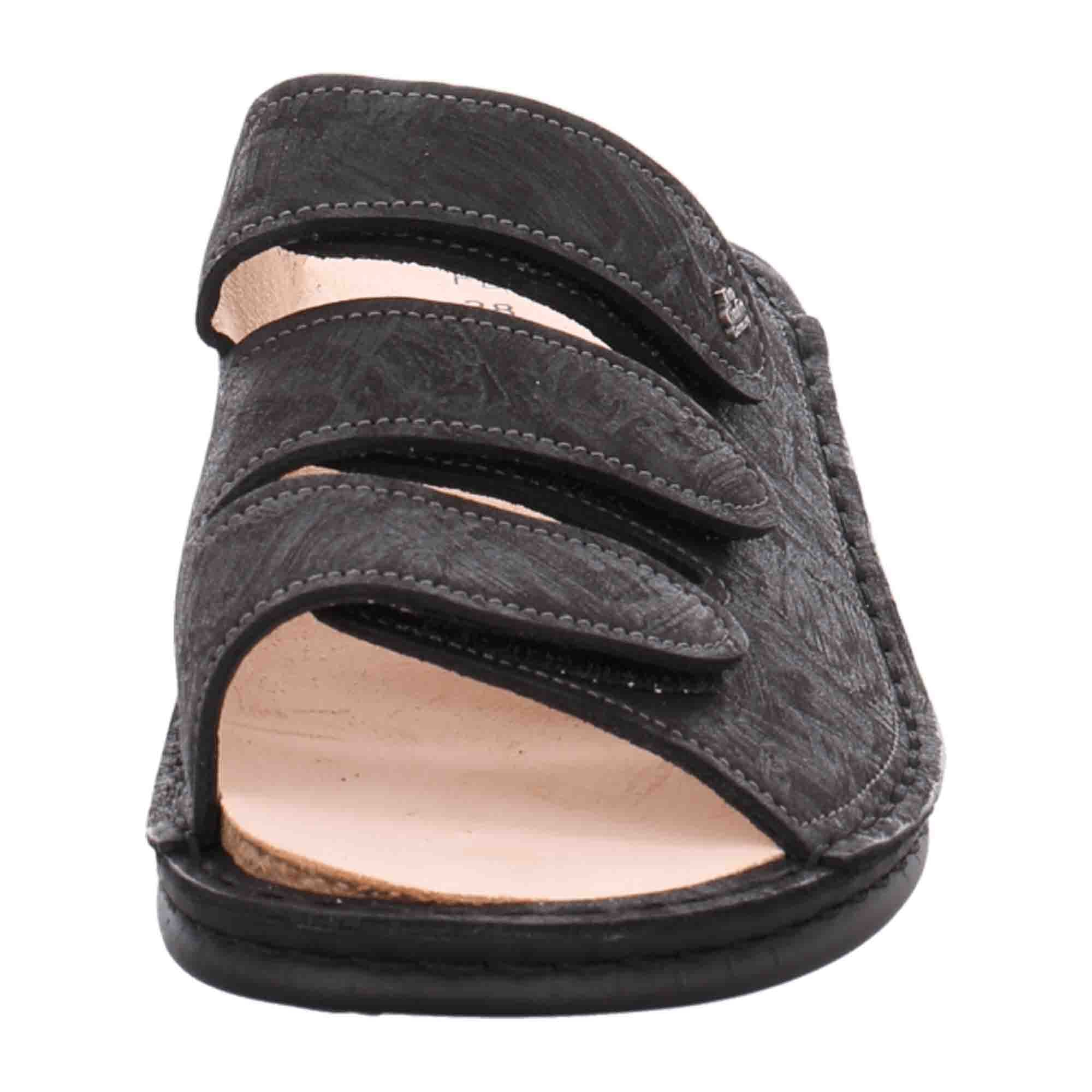 Finn Comfort Hellas Women's Comfort Shoes - Elegant Black Leather