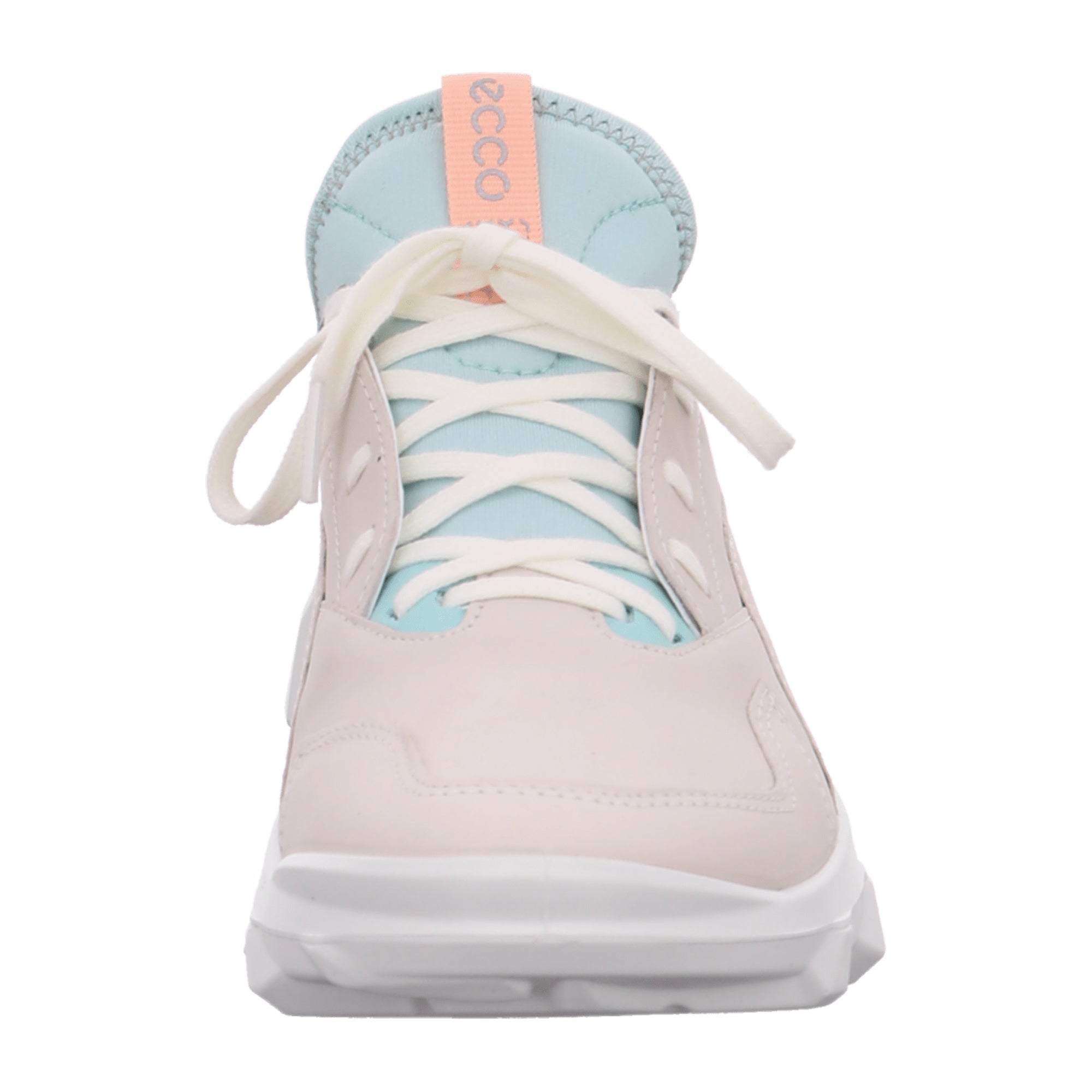 ECCO MX W Casual Lace-Up Shoes for Women in Beige, Stylish Suede and Textile