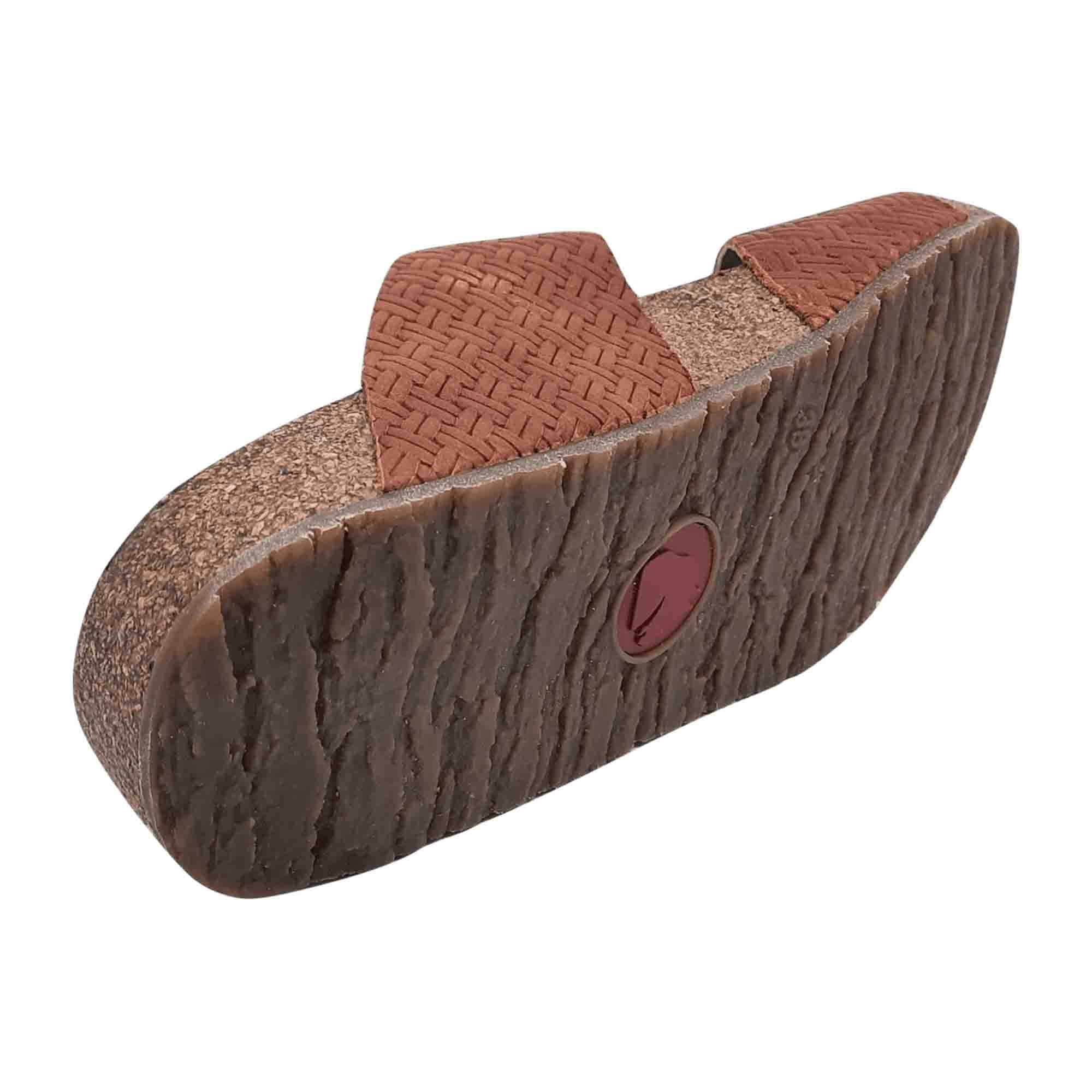 Haflinger Bio Andrea Women's Sandals - Caramel Braided, Brown, EU 37