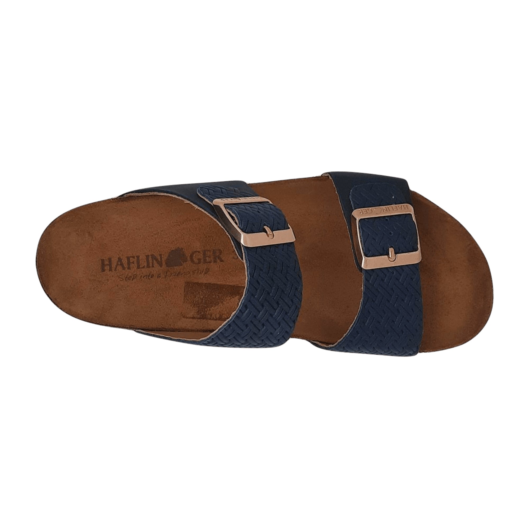 Haflinger Bio Andrea Women's Eco-Friendly Blue Sandals