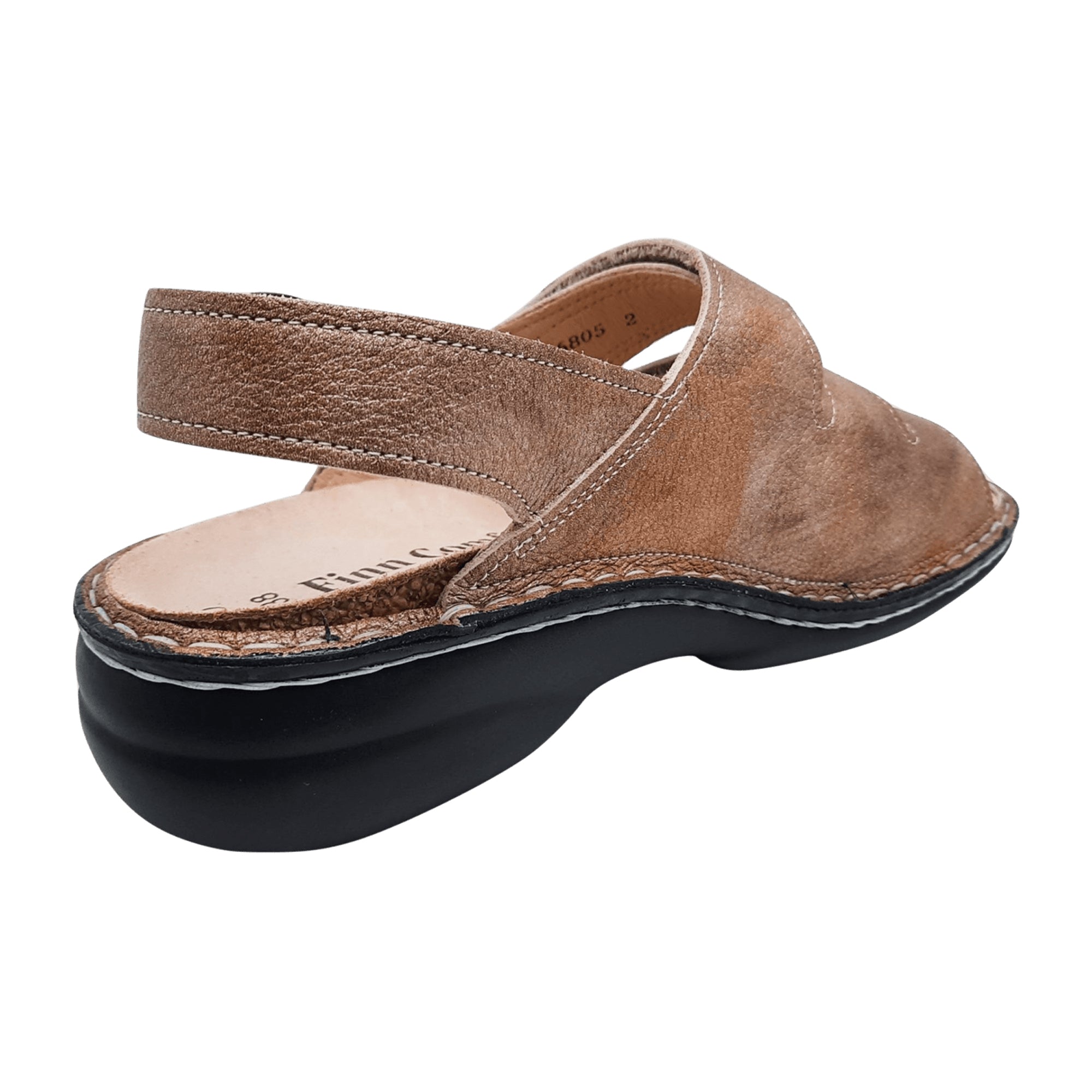 Finn Comfort SALONIKI Women's Comfort Sandals - Chic Brown Leather