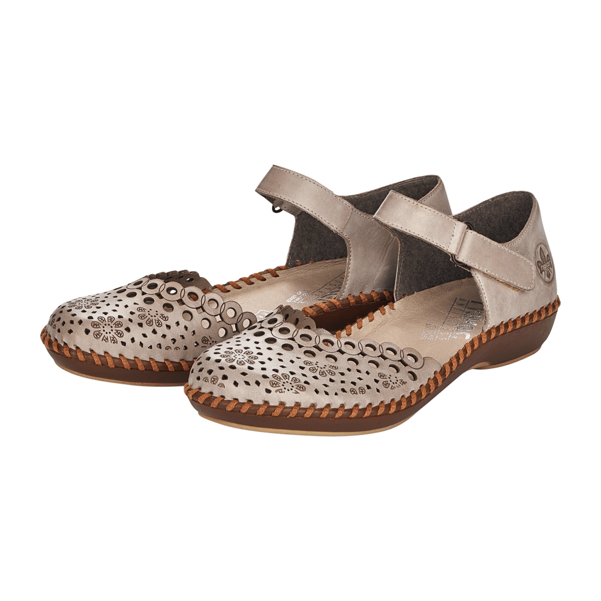 Rieker FSK Beige Women's Casual Shoes Stylish Comfort Footwear