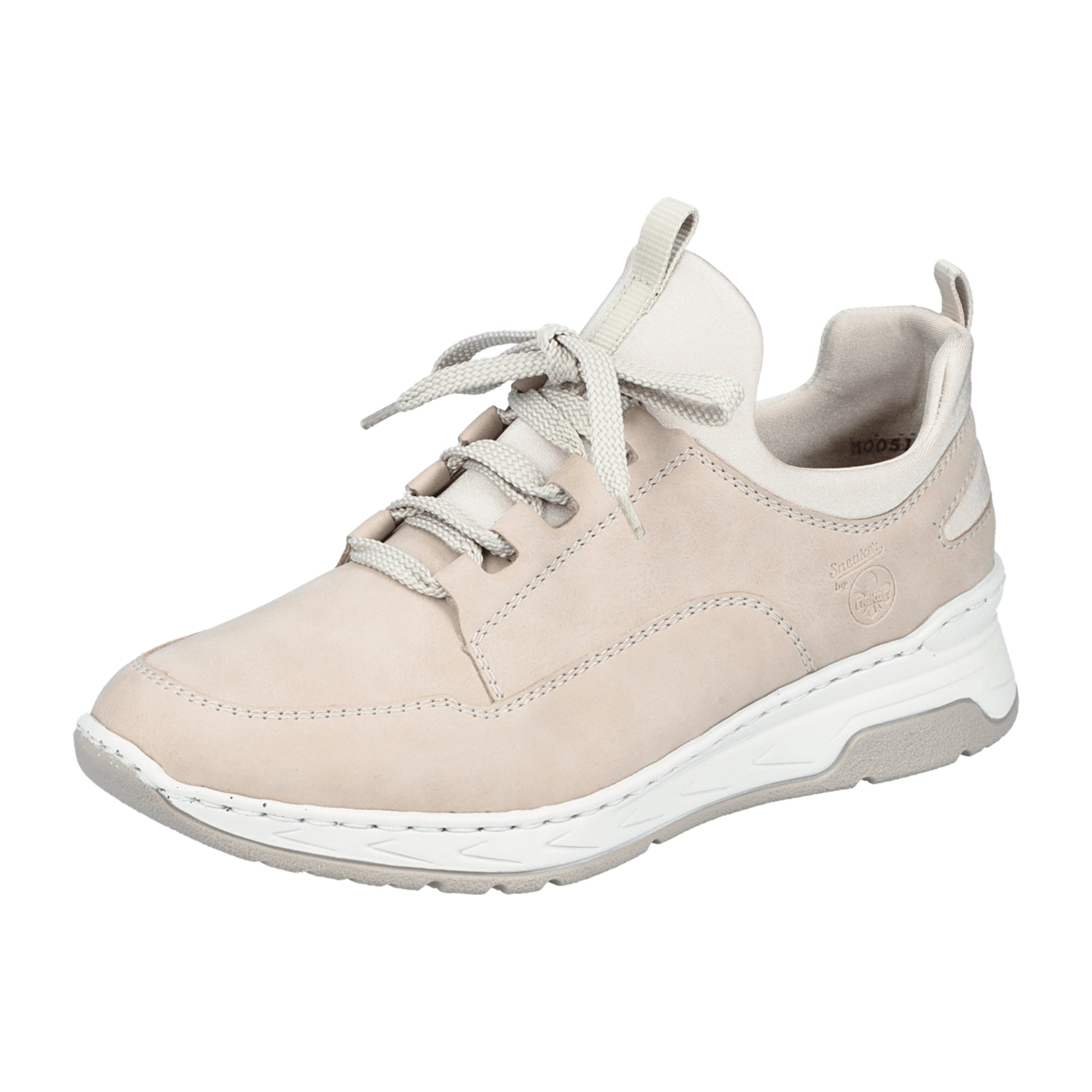 Rieker Beige Slip On Women's Shoes Comfortable Lightweight Casual Style