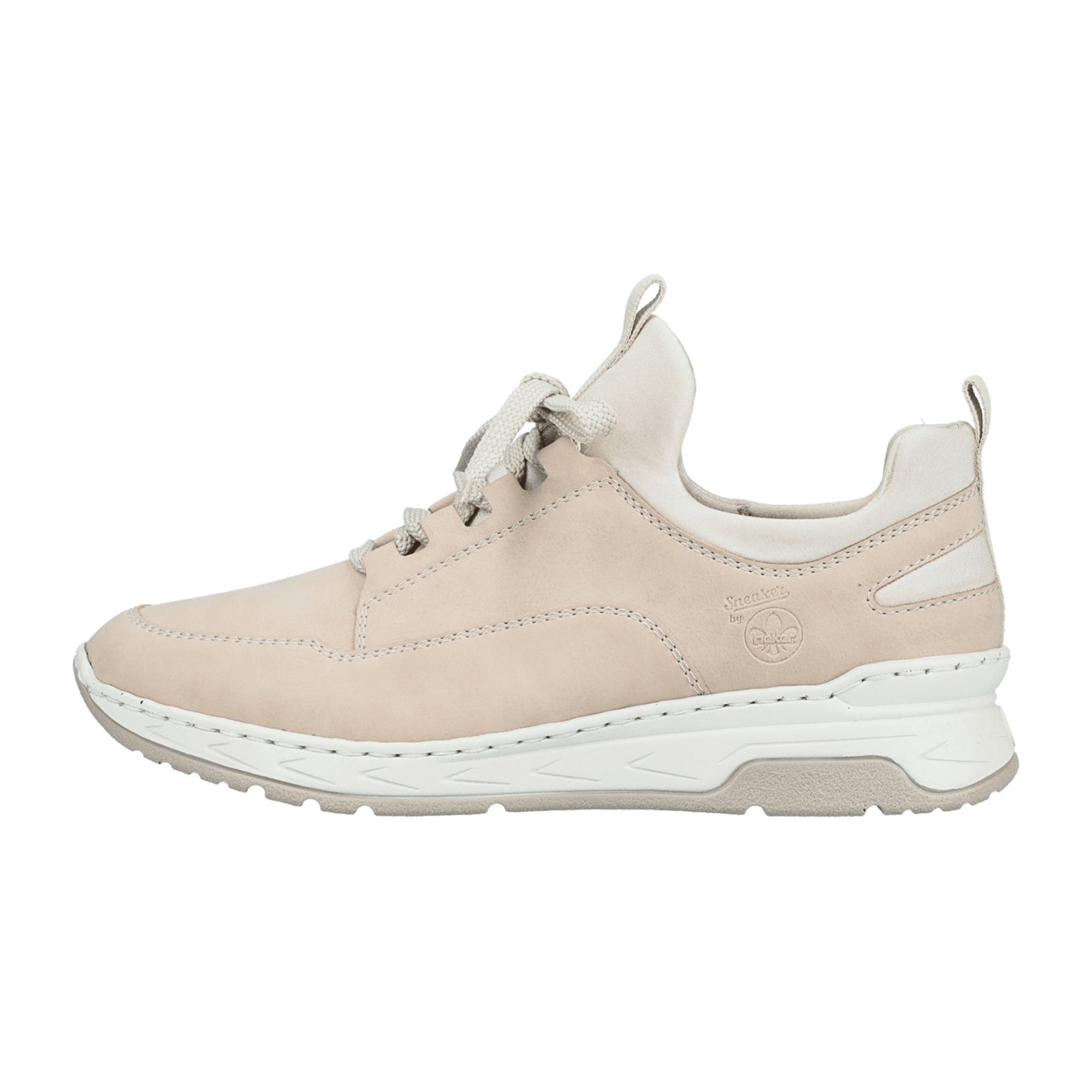 Rieker Beige Slip On Women's Shoes Comfortable Lightweight Casual Style
