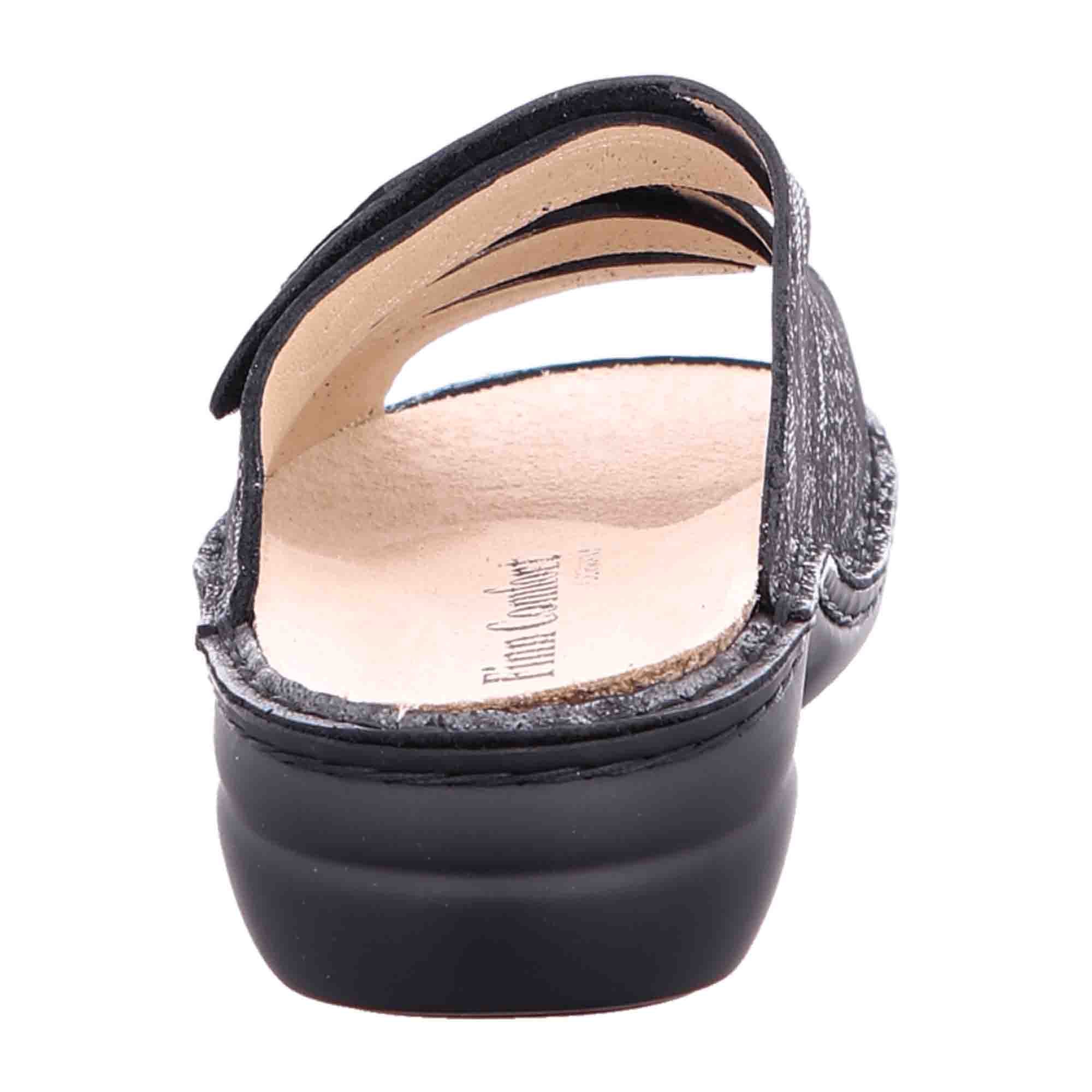 Finn Comfort Women's Comfortable Black Slide Sandals - Elegant & Durable