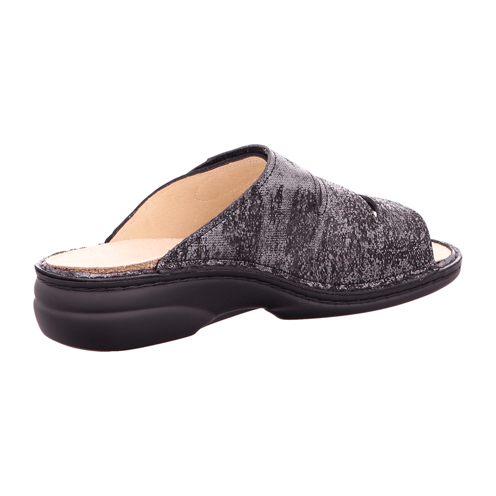 Finn Comfort Women's Comfortable Black Slide Sandals - Elegant & Durable