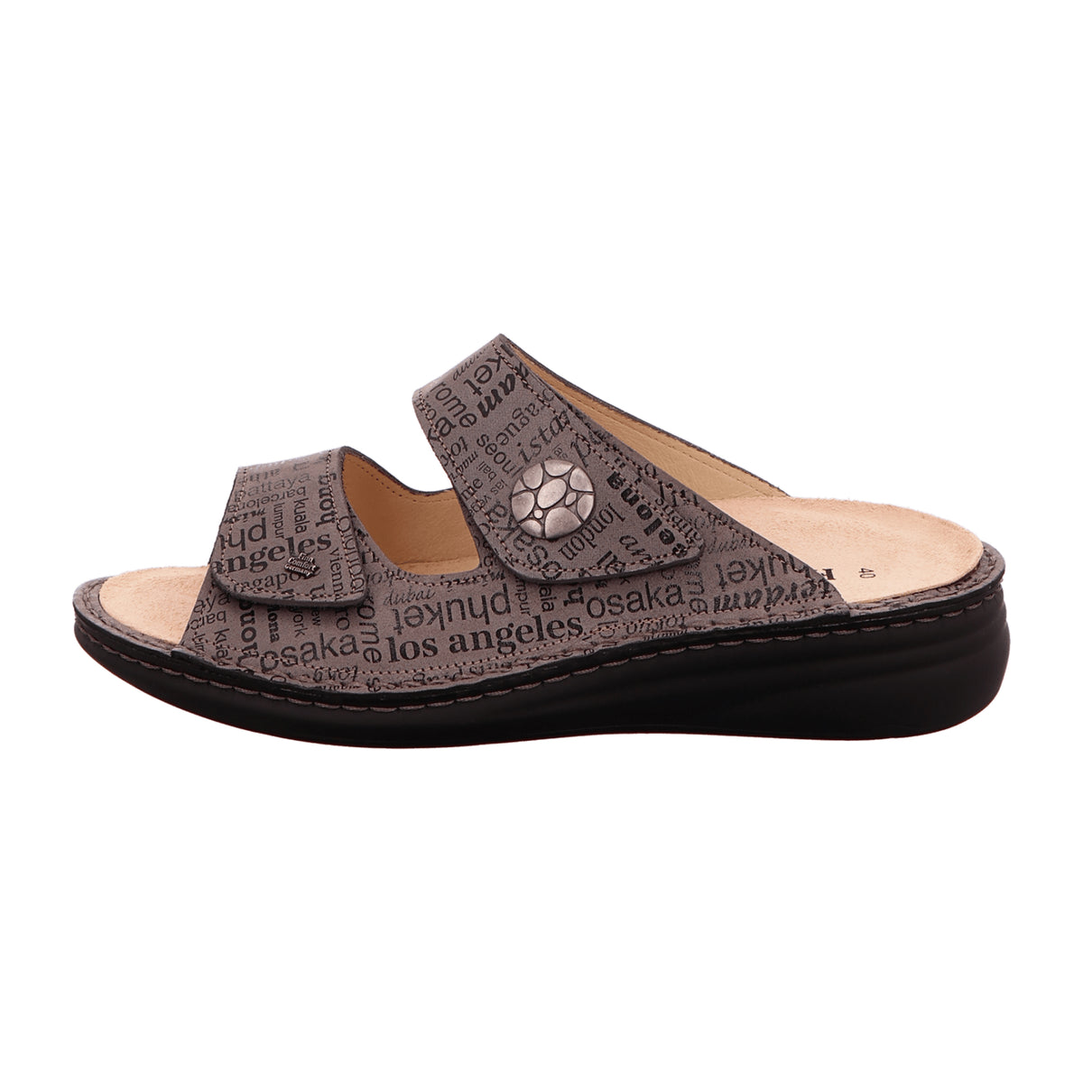 Finn Comfort Women's Comfort Slippers - Stylish Brown Mules New