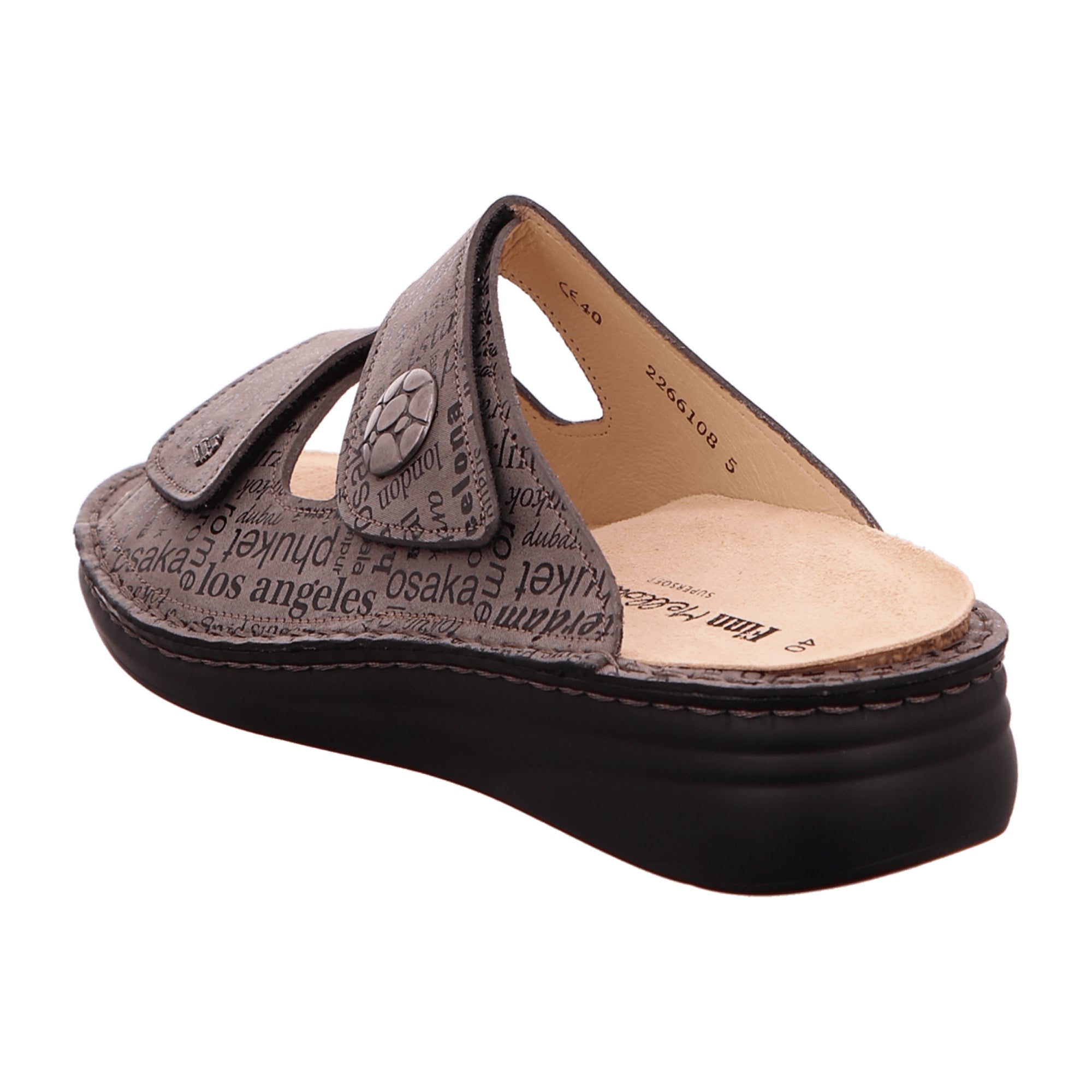 Finn Comfort Women's Comfort Slippers - Stylish Brown Mules New
