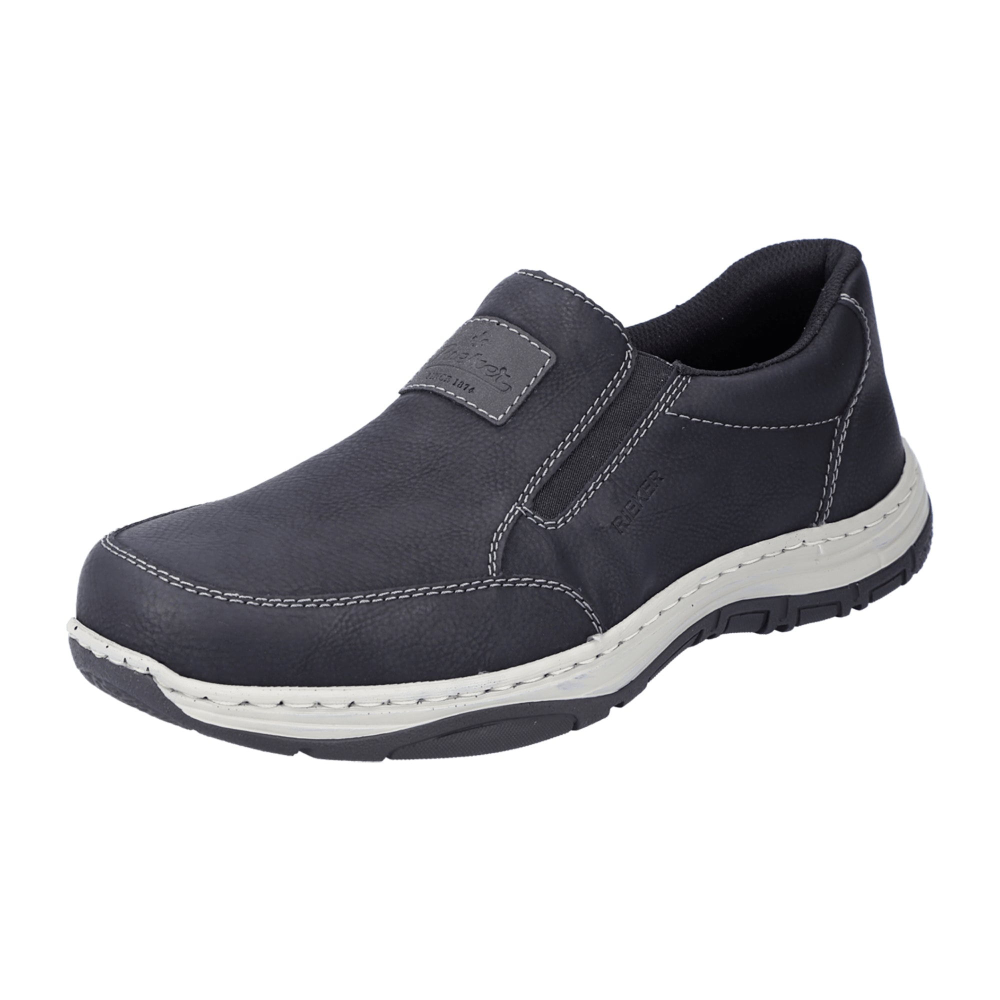 Rieker Comfortable Black Slippers for Men Stylish and Versatile Footwear