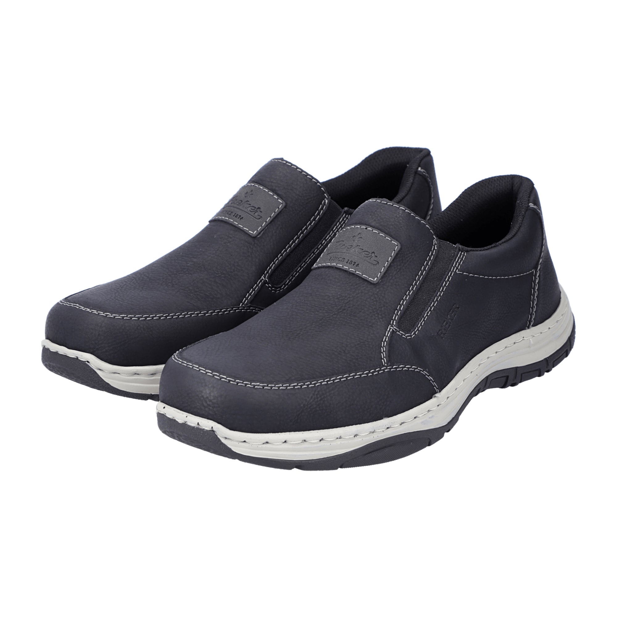 Rieker Comfortable Black Slippers for Men Stylish and Versatile Footwear