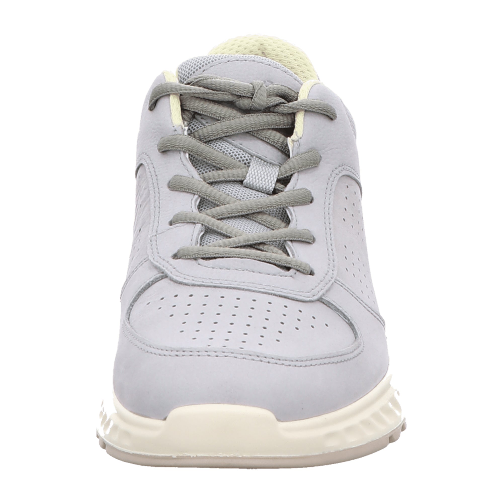 Ecco Women's Grey Lace-Up Casual Shoes - Stylish & Durable