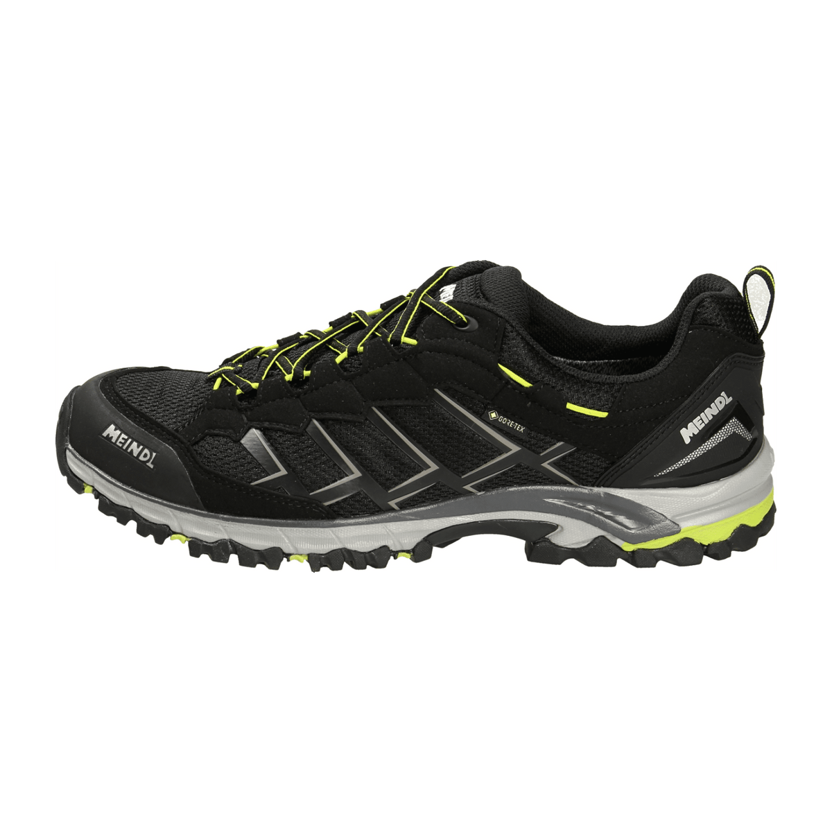 Meindl Caribe Men's Hiking Shoes - Lightweight Breathable Lemon Black