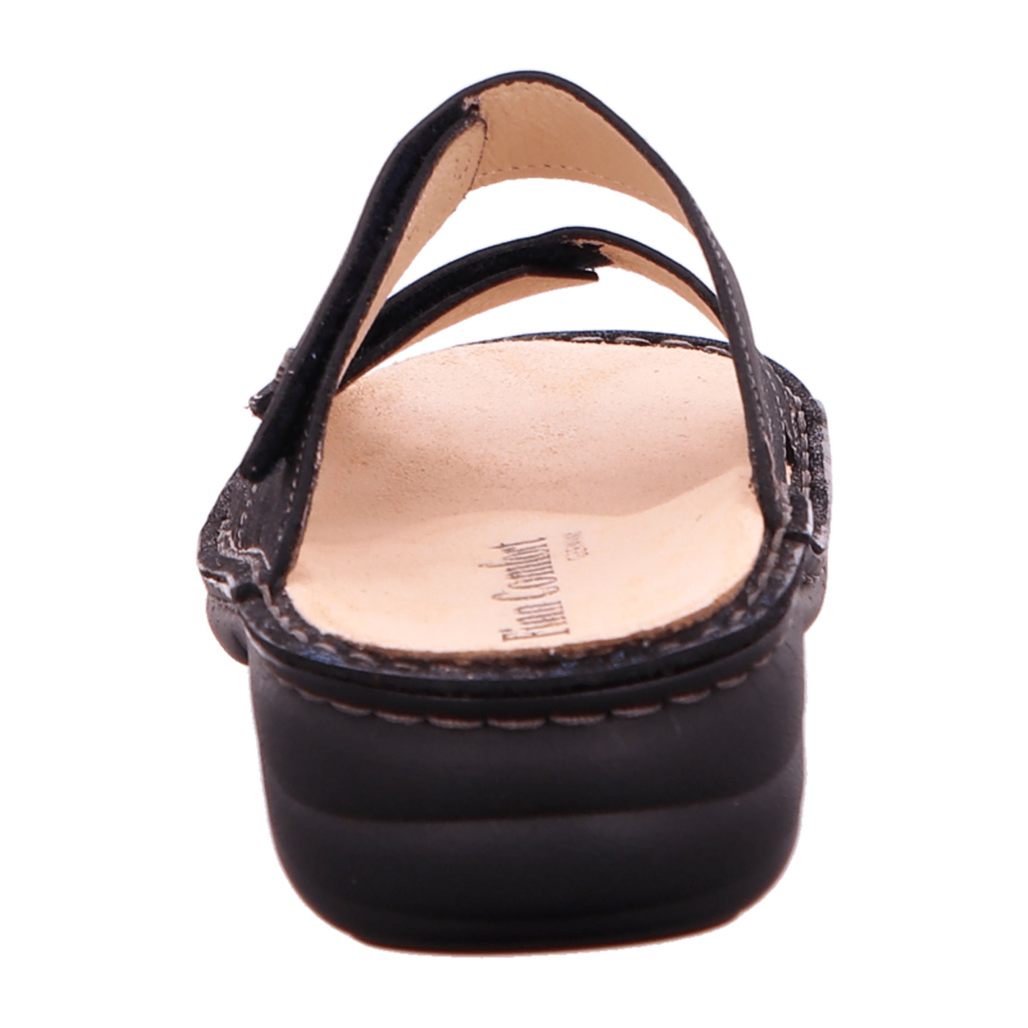 Finn Comfort Melrose Multi-Color Slide Sandals for Women - Blue Leather, Adjustable Straps, Comfortable Summer Footwear
