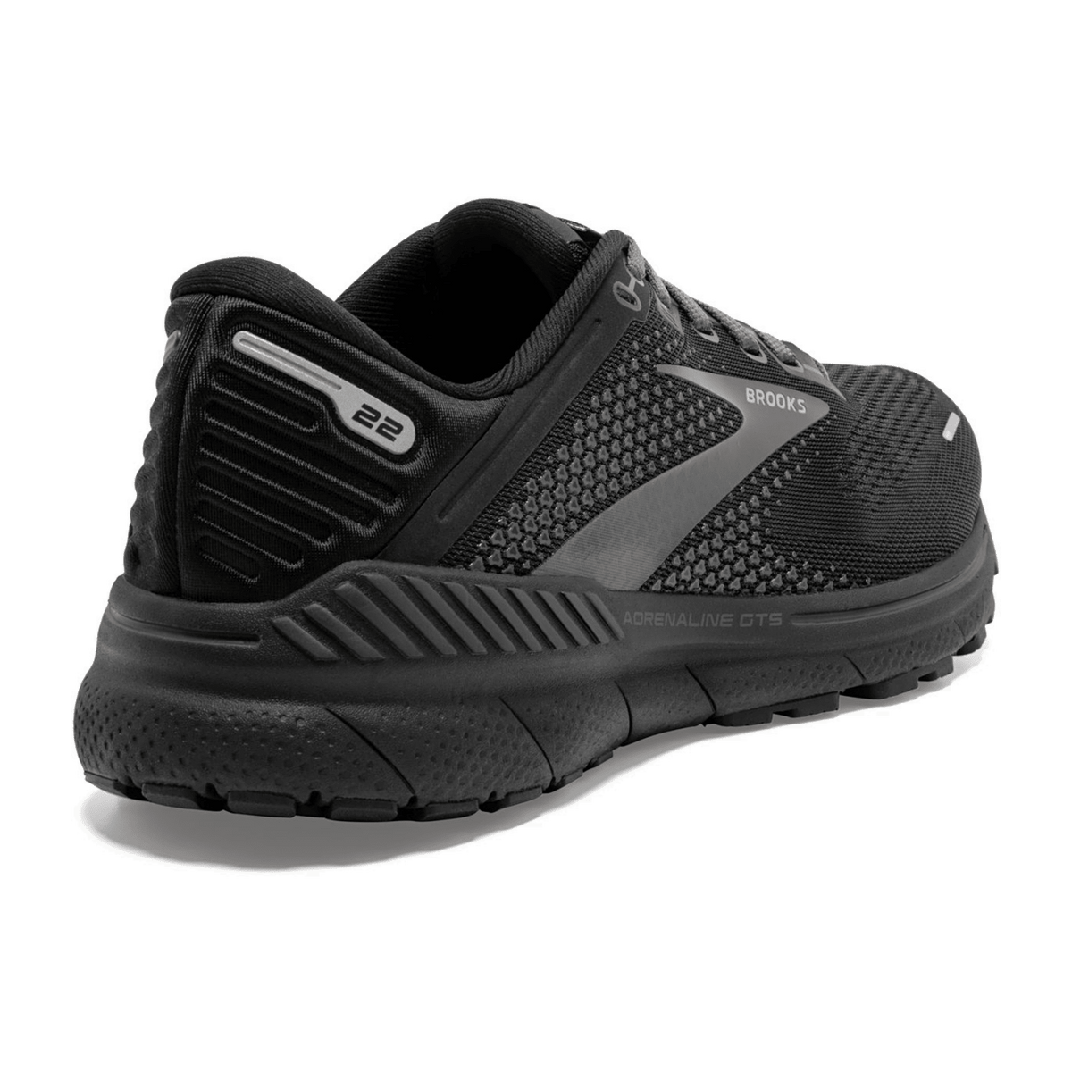 Brooks Adrenaline GTS 22 Women's Running Shoes, Lace-Up, Black / Ebony
