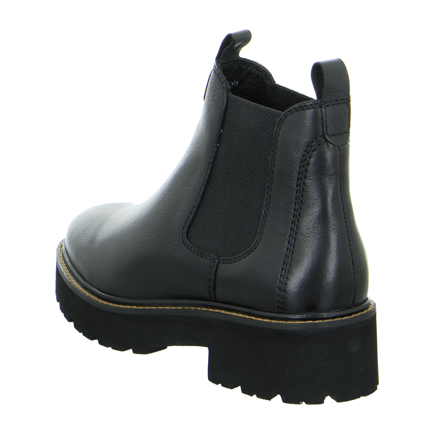 ARA BOLOGNA Women's Leather Chelsea Boots in Brown - Pull-On Design with Leather Lining and Round Toe