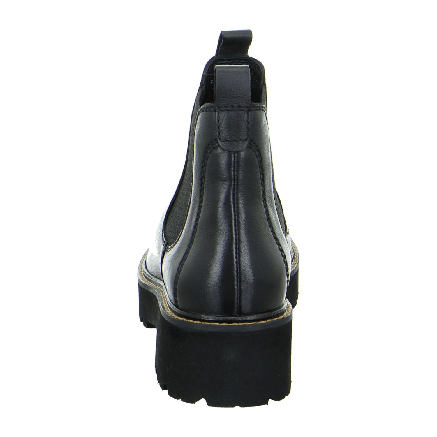 ARA BOLOGNA Women's Leather Chelsea Boots in Brown - Pull-On Design with Leather Lining and Round Toe