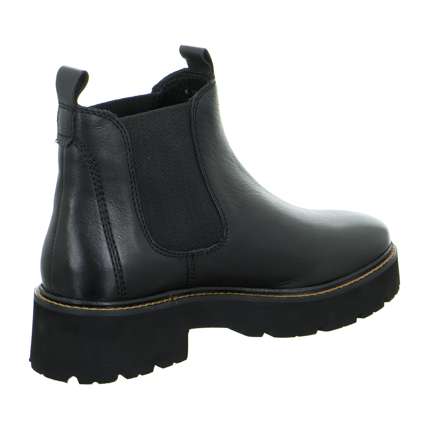 ARA BOLOGNA Women's Leather Chelsea Boots in Brown - Pull-On Design with Leather Lining and Round Toe