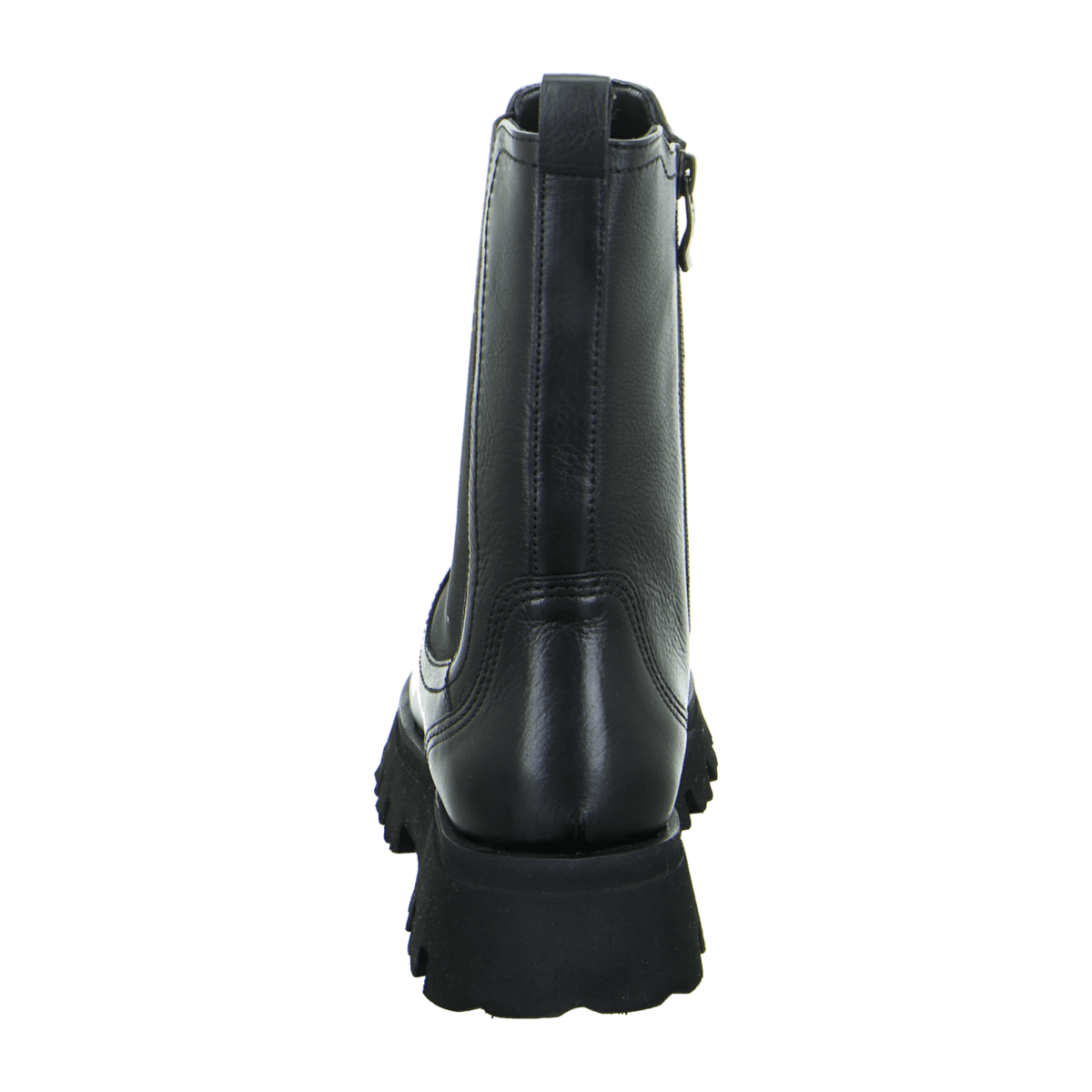 ARA Copenhagen Women's Chelsea Boots in Black Smooth Leather with Winter Lining - Classic Pull-On Ankle Boots - Bartel-Shop