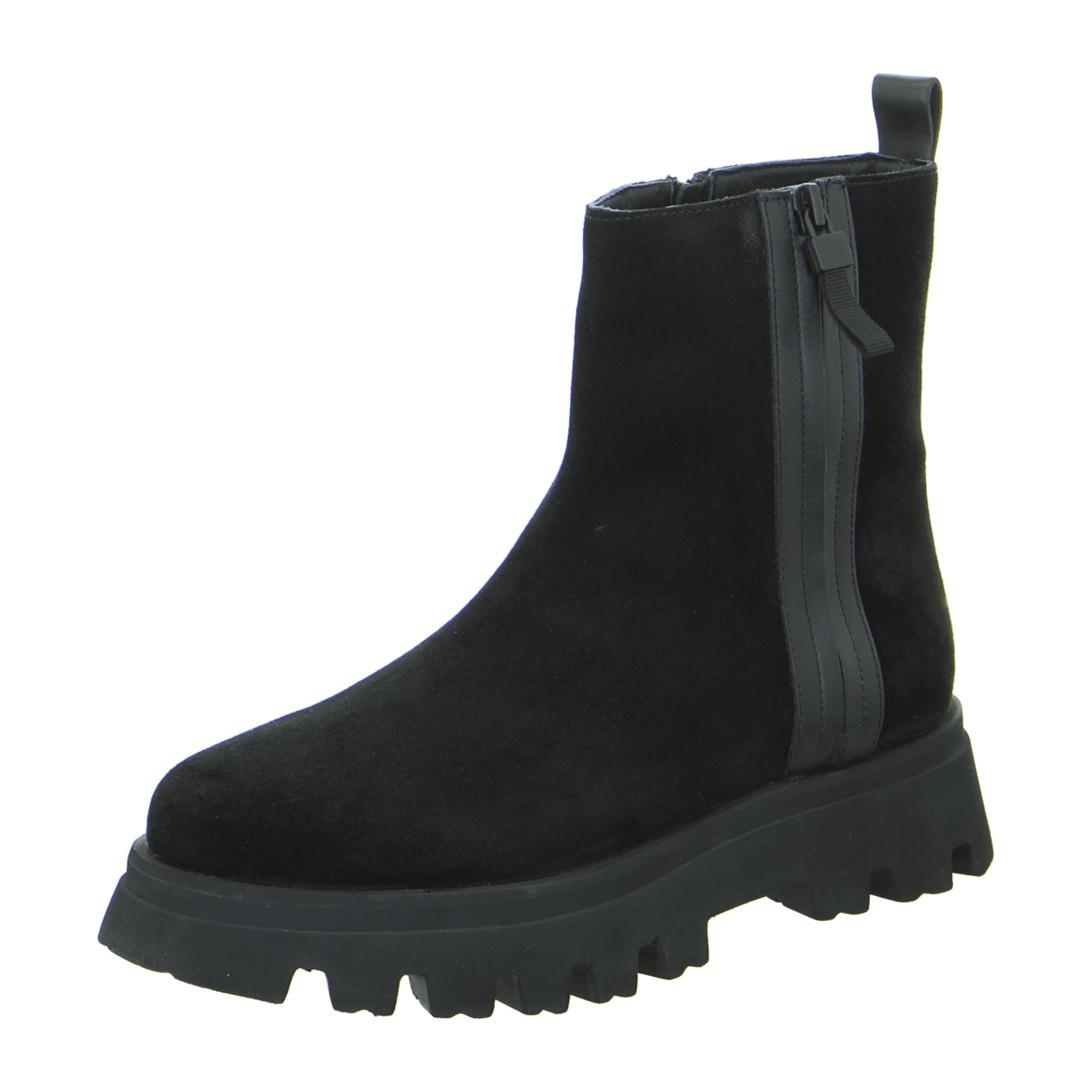 ARA COPENHAGEN Women's Chelsea Boots Velvet Leather Winter Lined Black