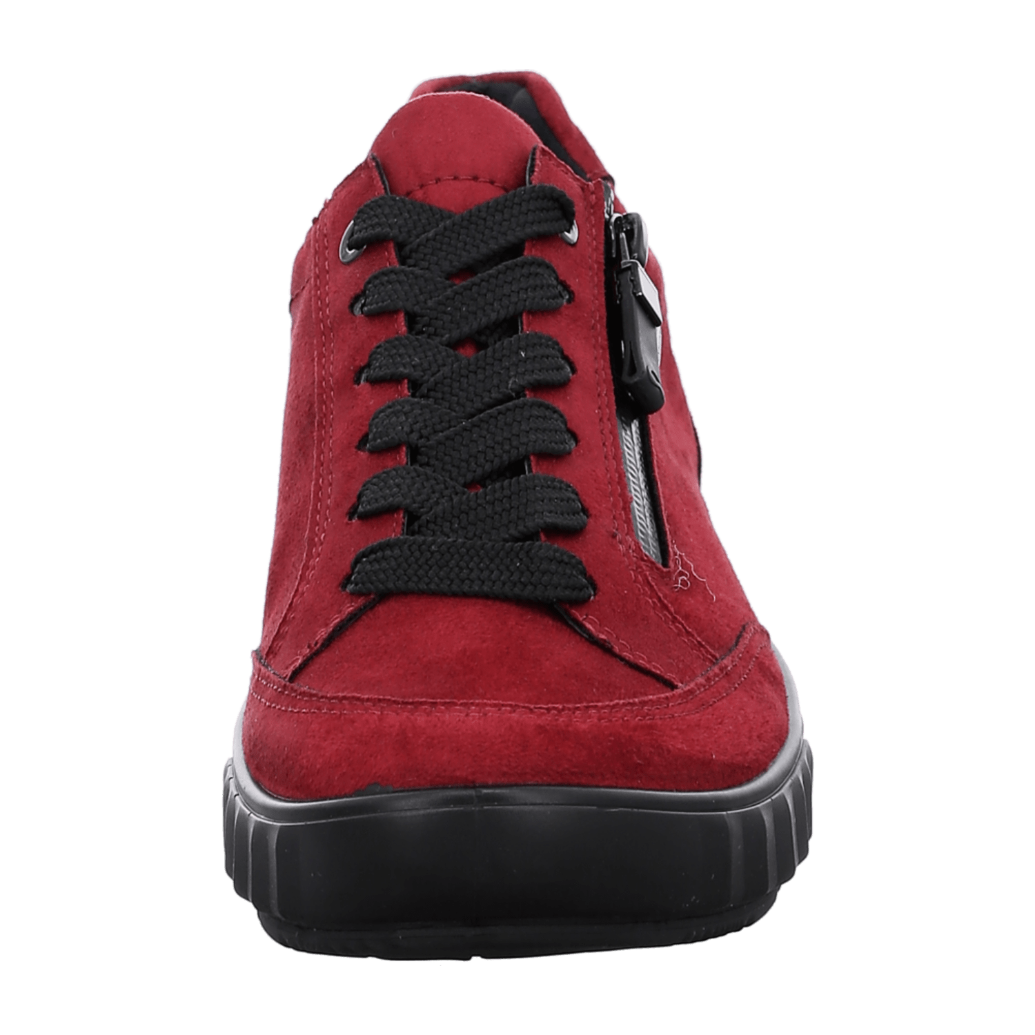 ARA AVIO Women's Sneakers in Red Synthetic with Lace-Up Closure and Round Toe