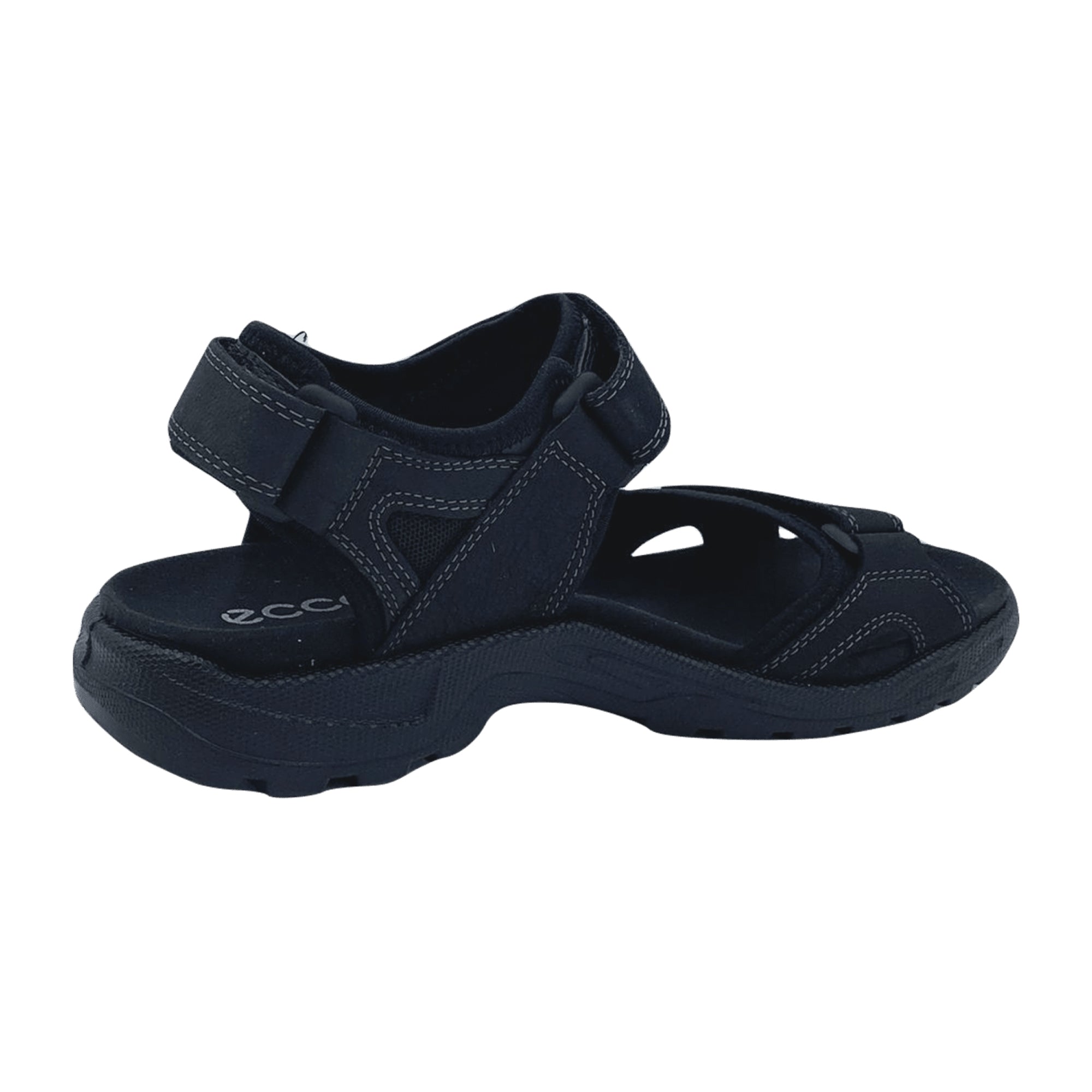 Ecco ONROADS Men's Durable Walking Shoes in Sleek Black