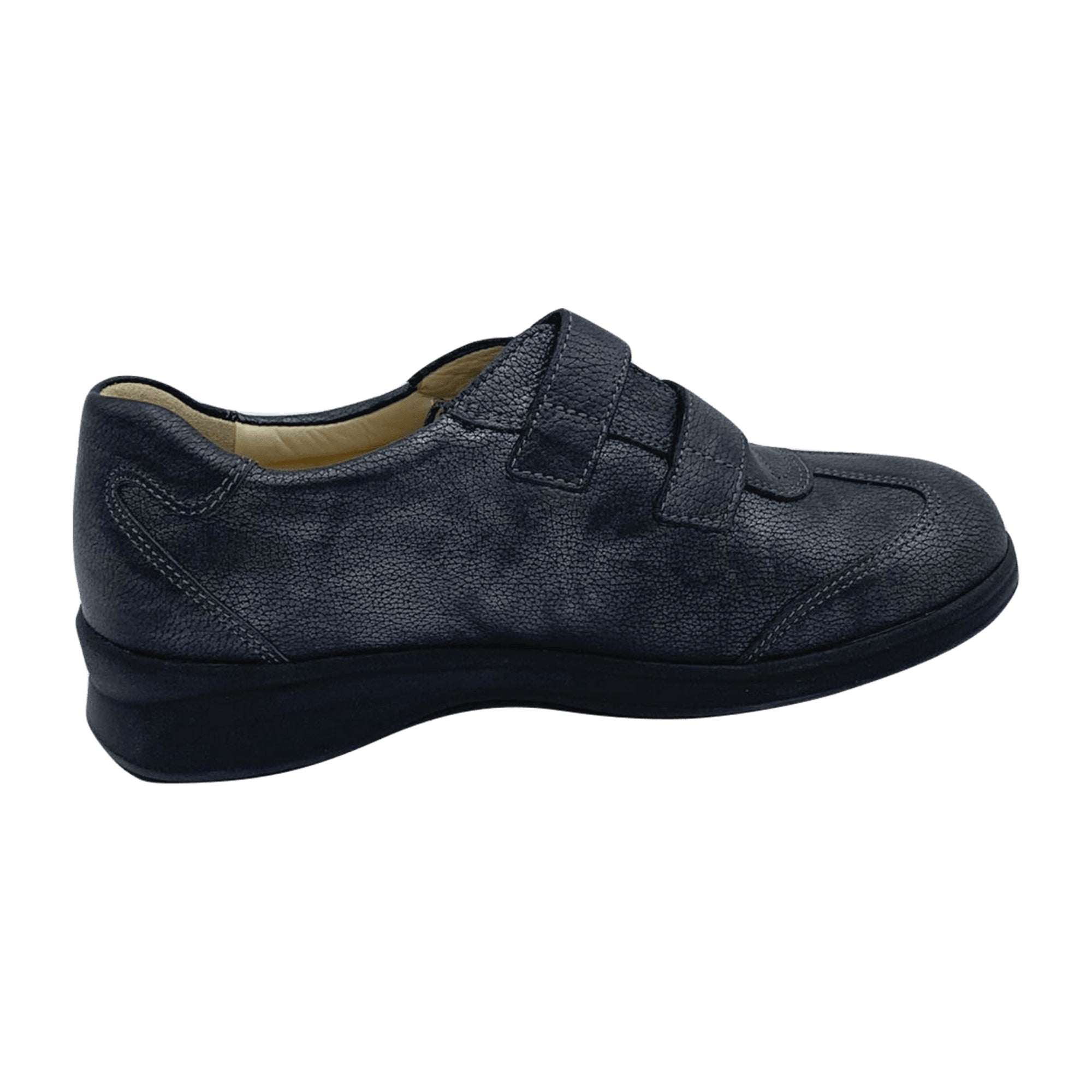 Finn Comfort Desenzano Women's Comfort Shoes, Stylish Blue Leather Fit