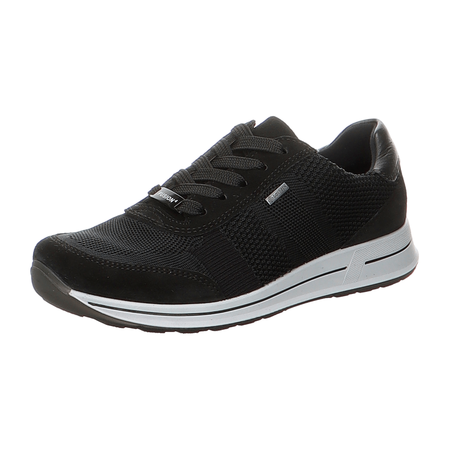 ARA OSAKA 2.0 Women's Sneakers Black Lace-Up Textile Thermoplastic Polyurethane