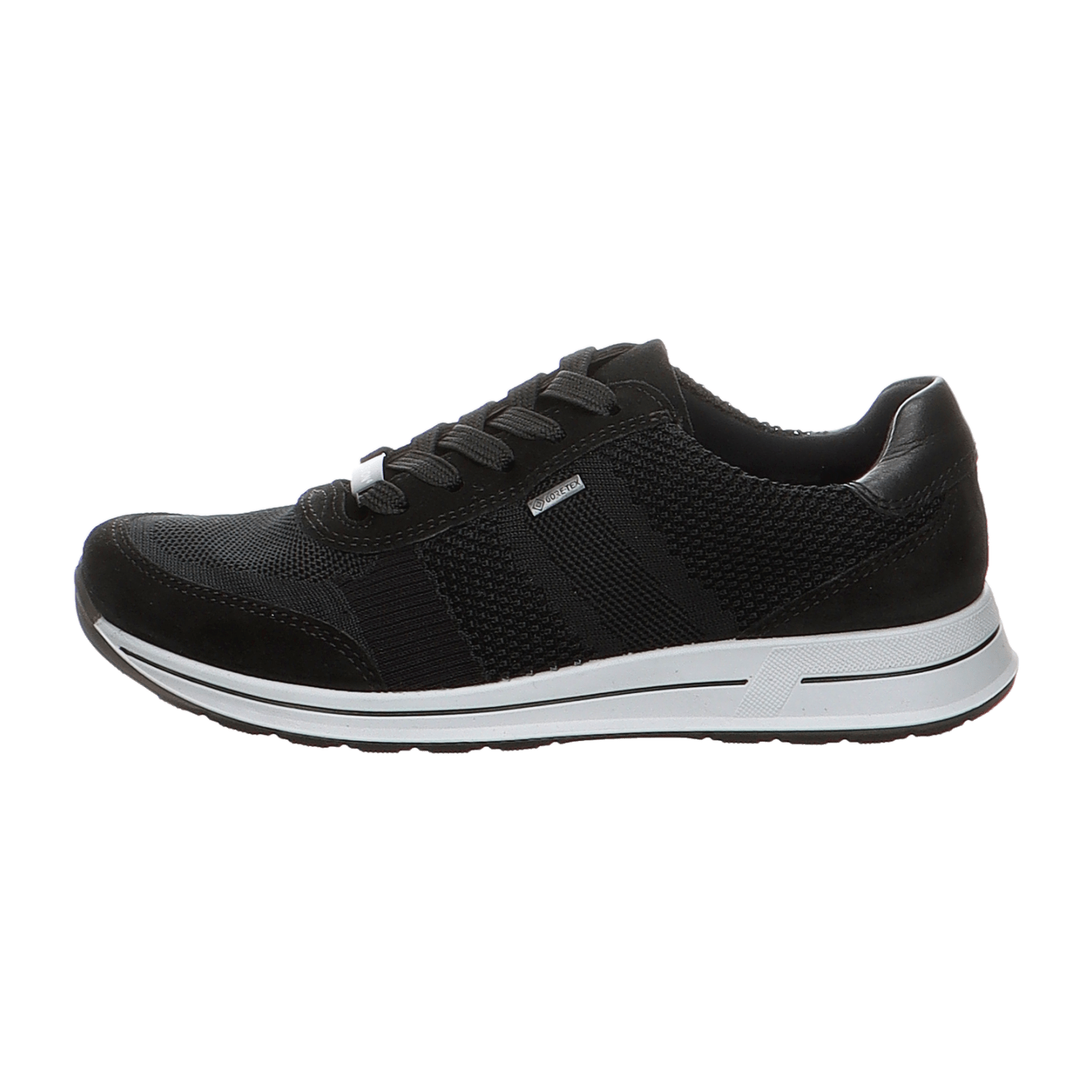 ARA OSAKA 2.0 Women's Sneakers Black Lace-Up Textile Thermoplastic Polyurethane