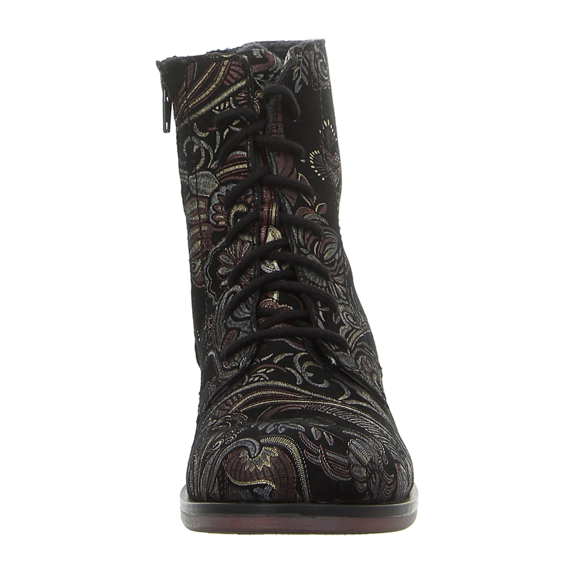 Josef Seibel Ladies' Lace-up Ankle Boots in Black