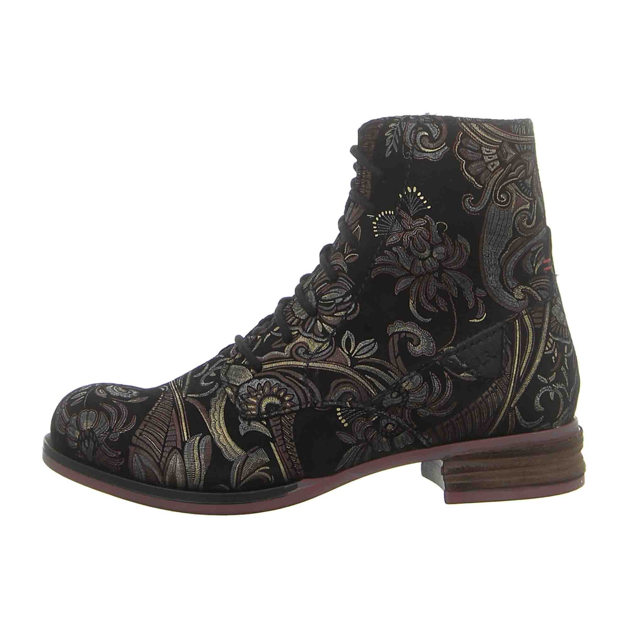 Josef Seibel Ladies' Lace-up Ankle Boots in Black