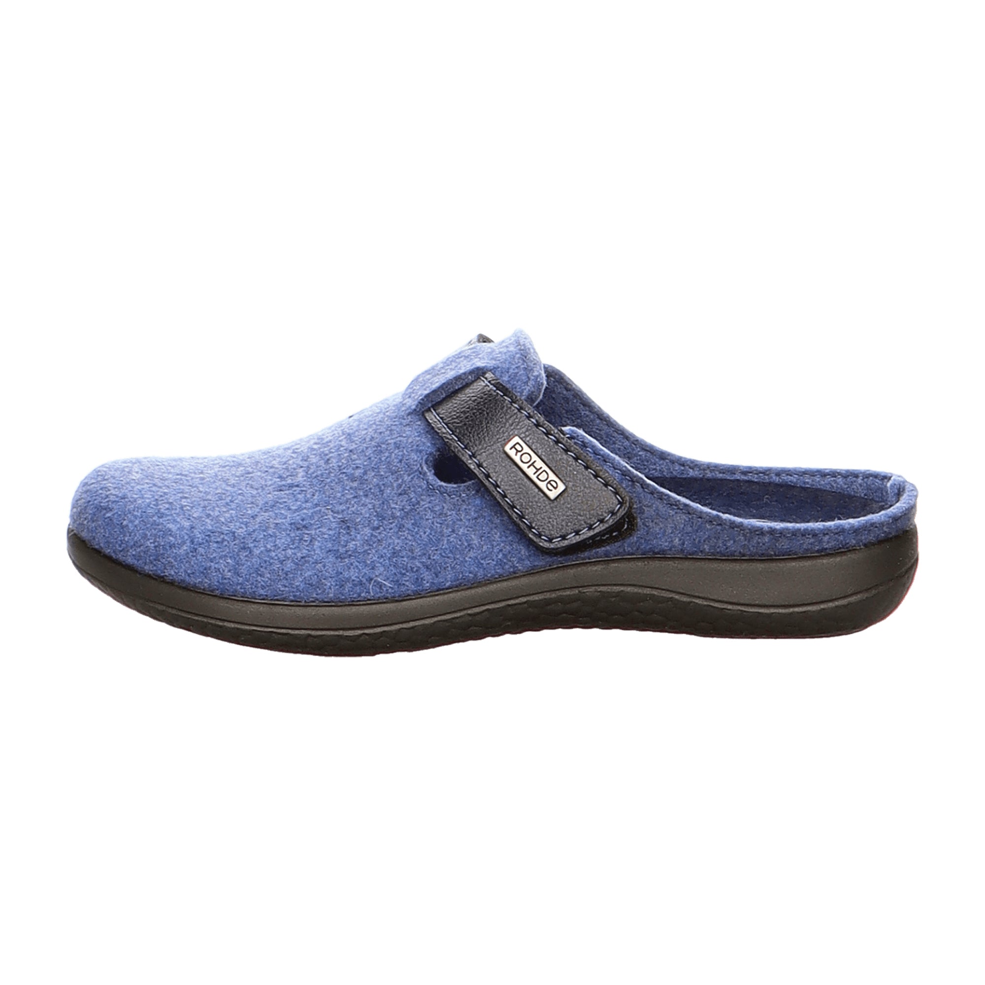 Rohde Bari Women's Blue Shoes with Adjustable Velcro Strap and Removable Insole