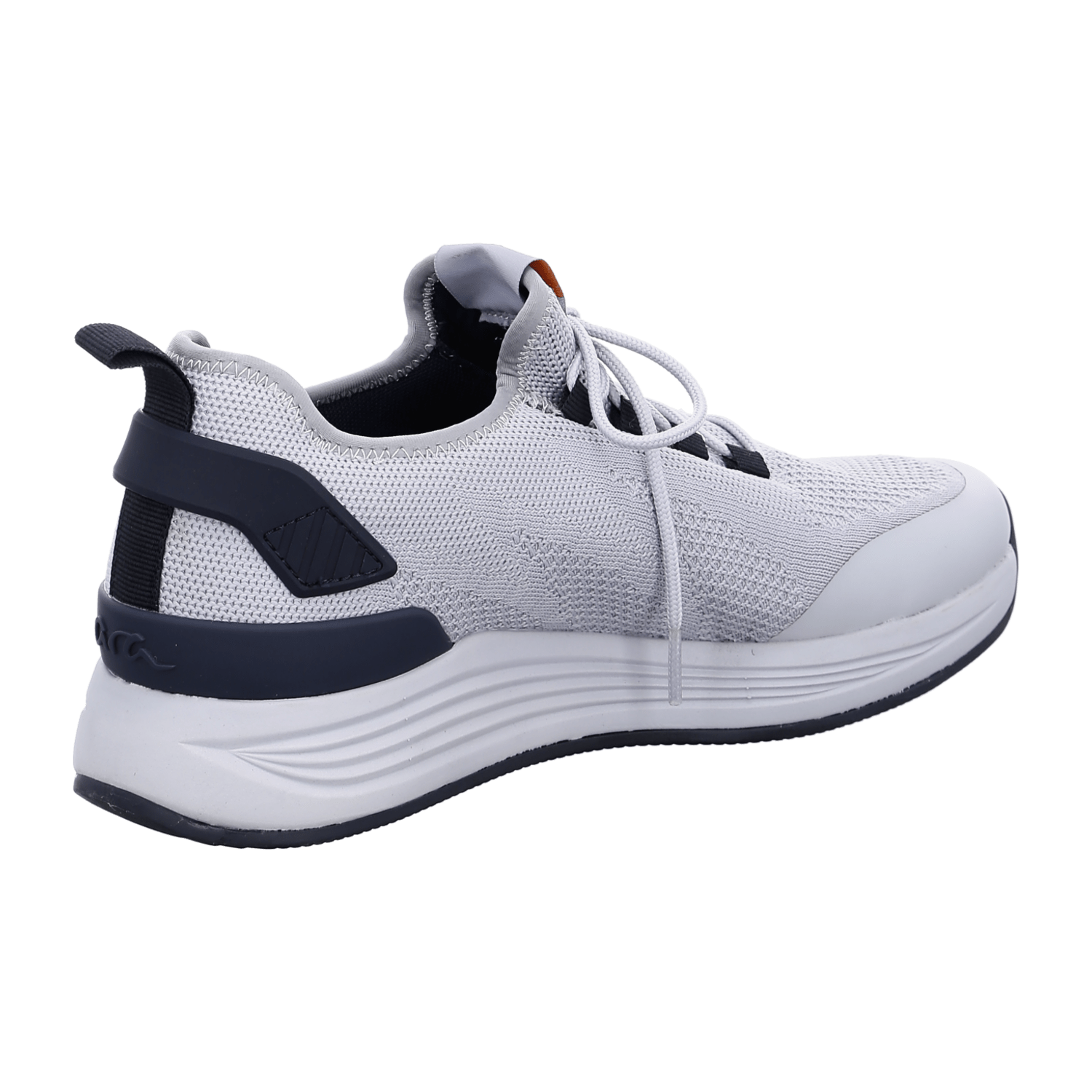 ARA CHICAGO Men's Sneakers in Gray with Lace-Up Closure, Made from Synthetic Leather and Textile Lining