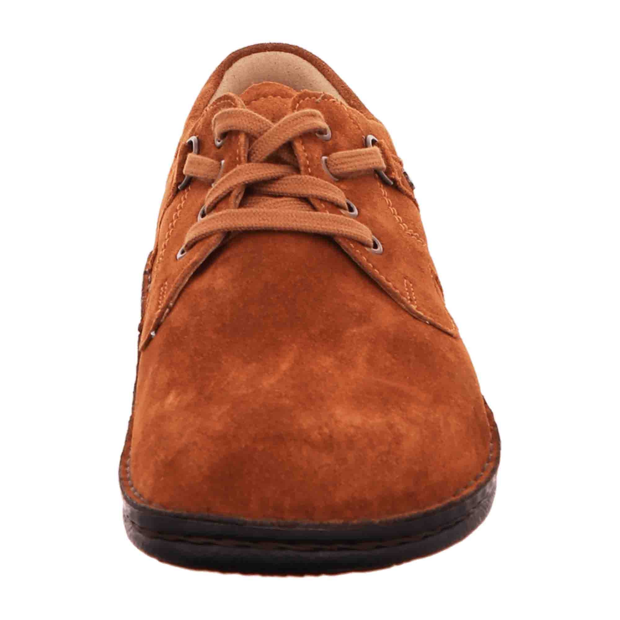 Finn Comfort Vaasa Men's Comfortable Leather Shoes, Stylish Brown