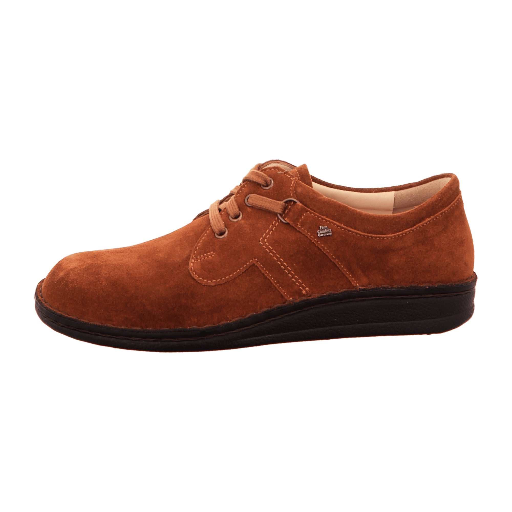 Finn Comfort Vaasa Men's Comfortable Leather Shoes, Stylish Brown