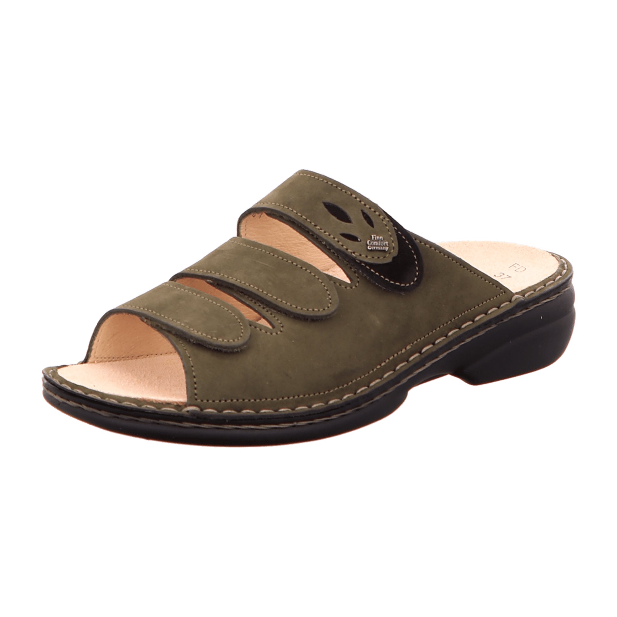 Finn Comfort KOS Women's Comfort Sandals - Stylish Green