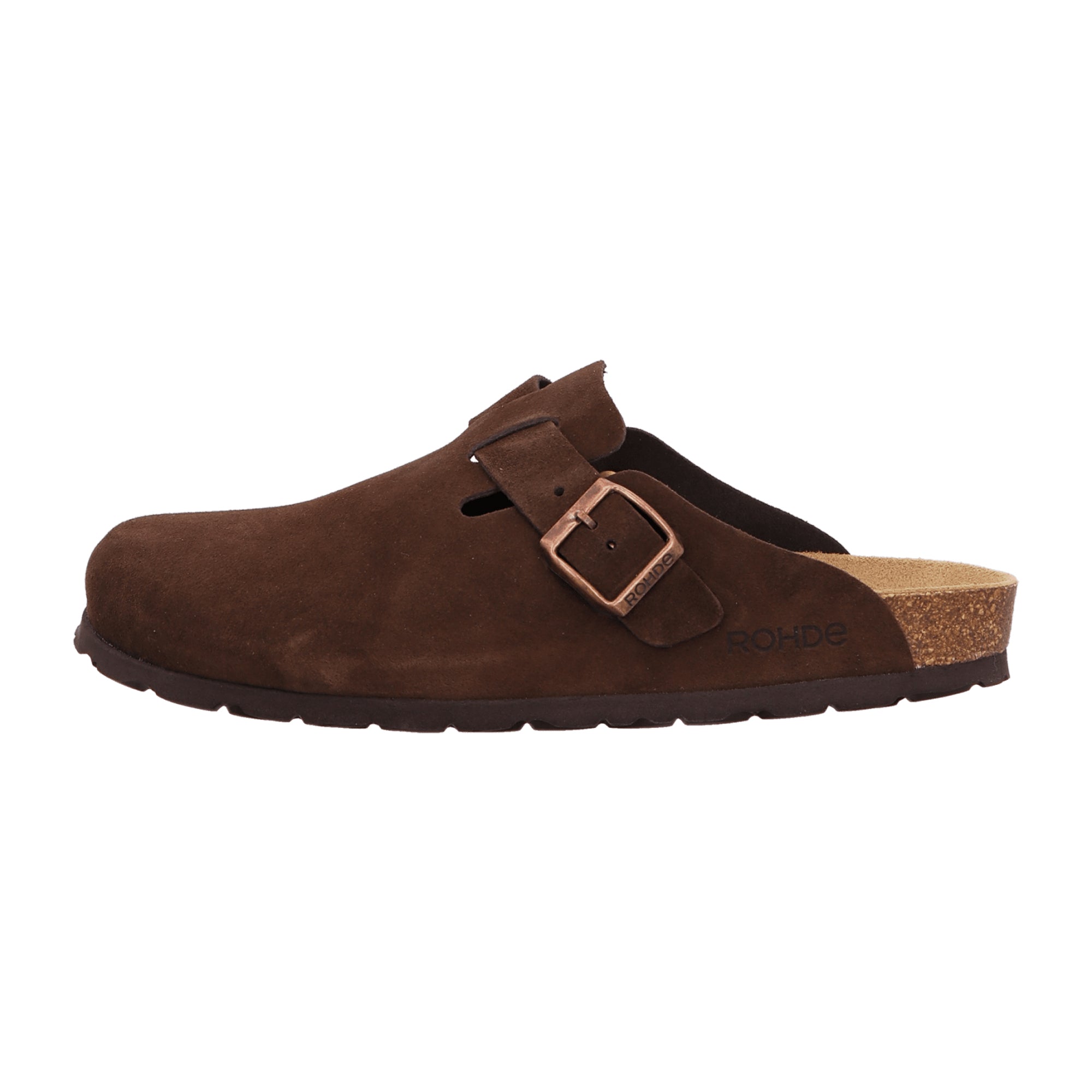 Rohde Grado Men's Brown Leather Shoes with Buckle Closure Spring Summer