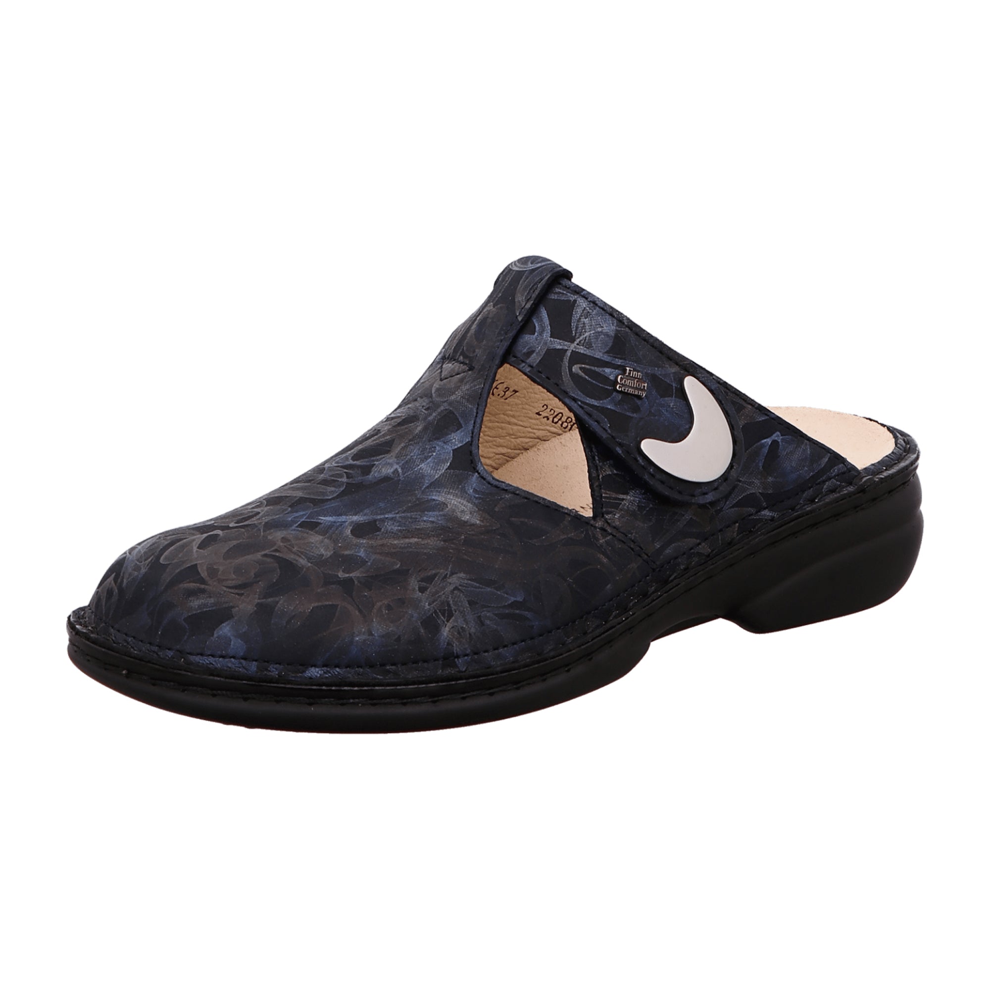 Finn Comfort Belem Women's Comfortable Clogs, Stylish Blue