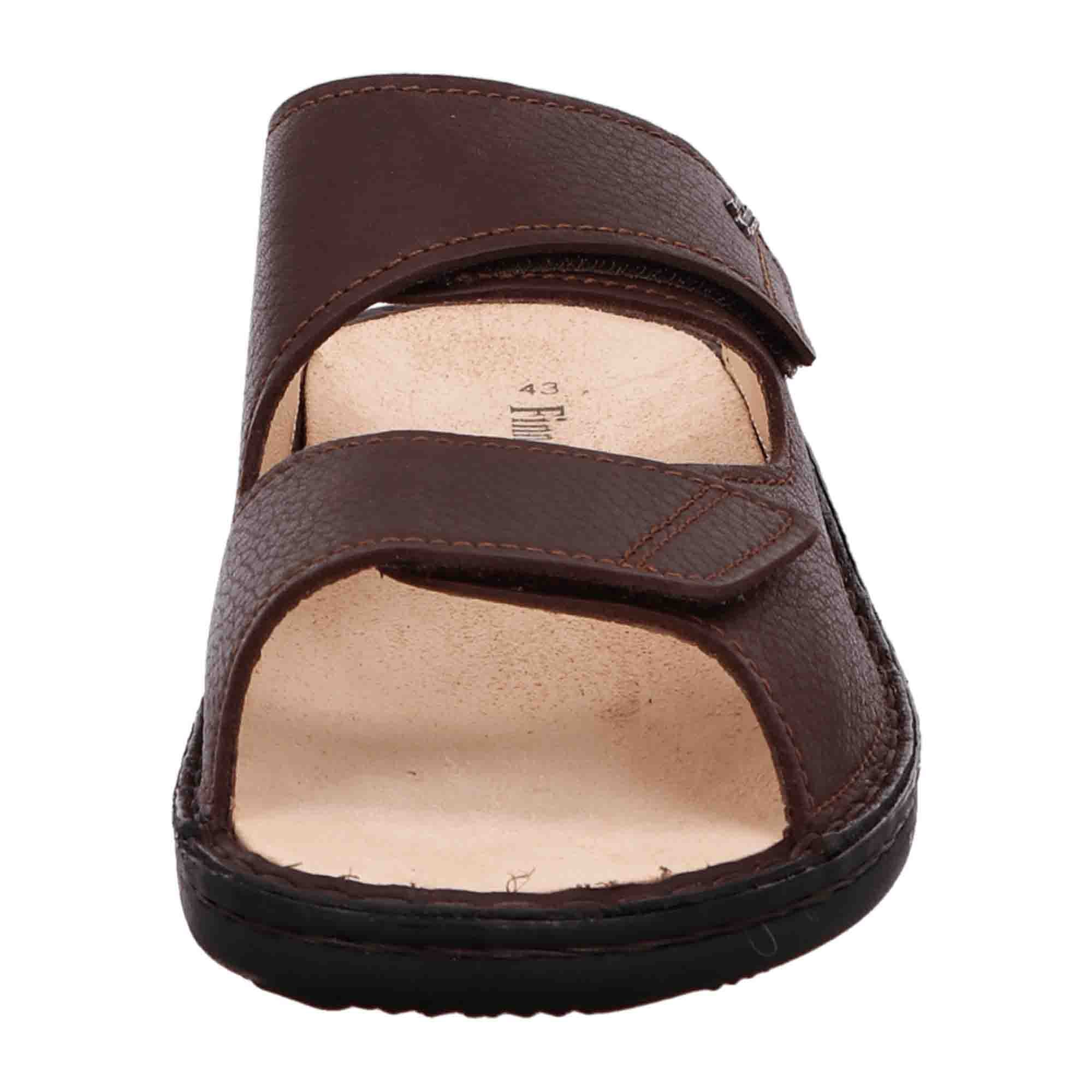 Finn Comfort Riad Men's Comfort Sandals - Stylish Brown Leather