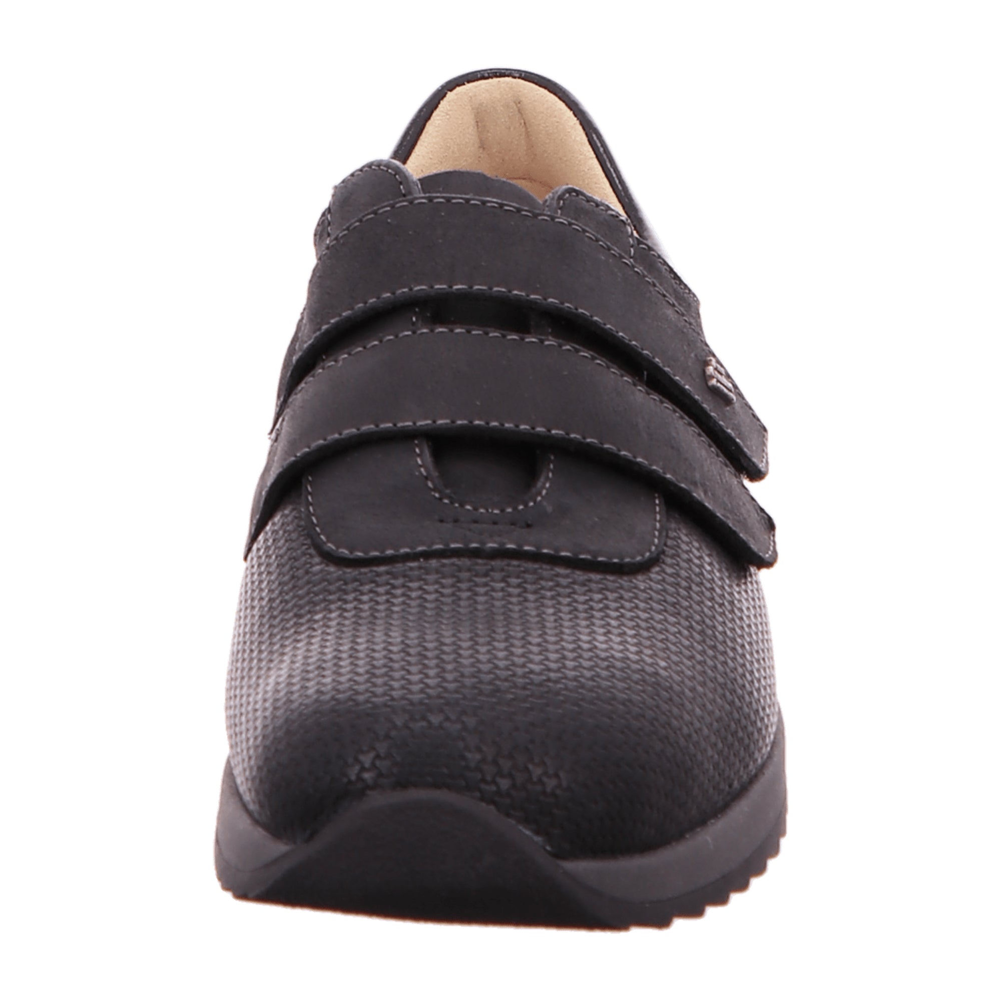 Finn Comfort Ivrea Women's Comfort Slipper in Black - Stylish Leather Ballerina Shoes with Removable Insole