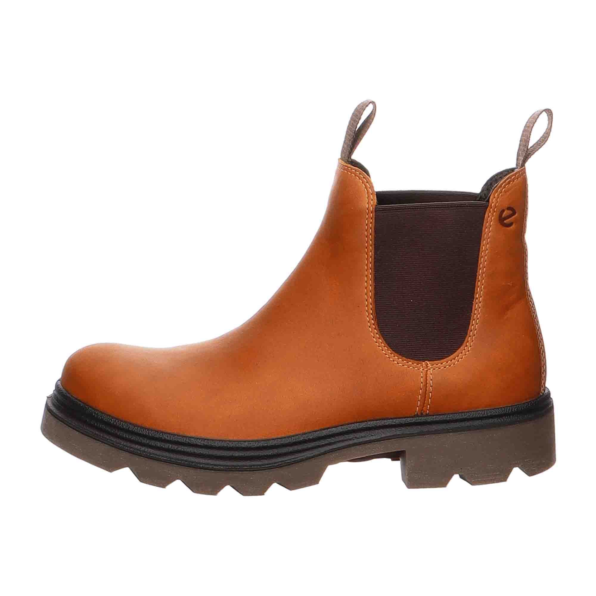 Ecco Grainer M Men's Stylish Durable Brown Leather Shoes