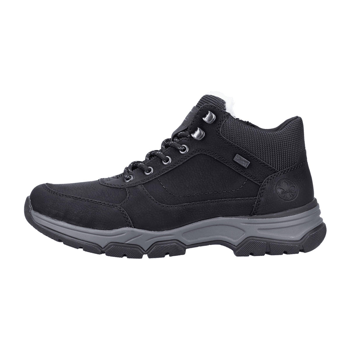 Rieker Black All-Weather Boots with Warm Lining and Water-Resistant Membrane - Bartel-Shop