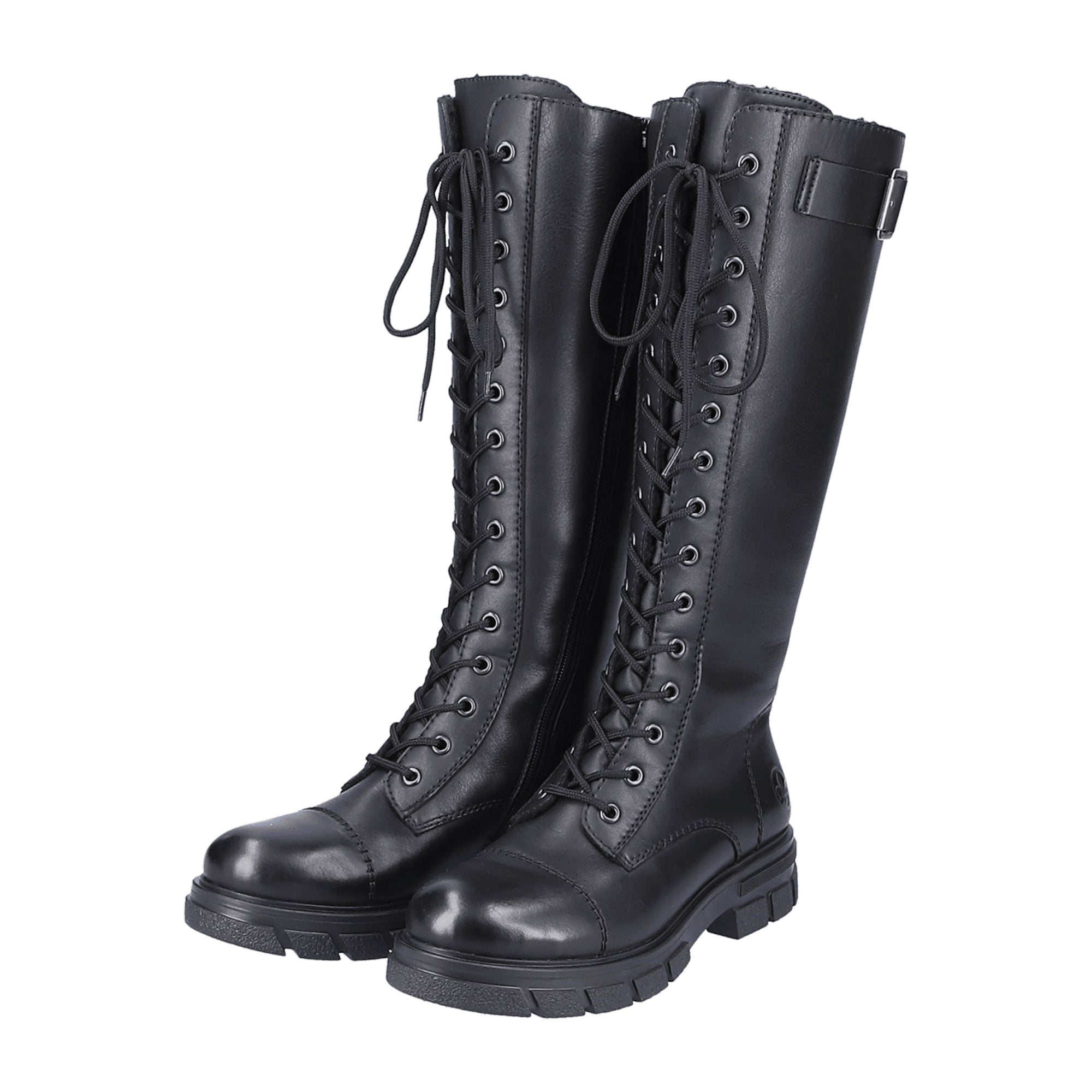 Rieker Z9106 Women's Black Boots for Fall and Winter