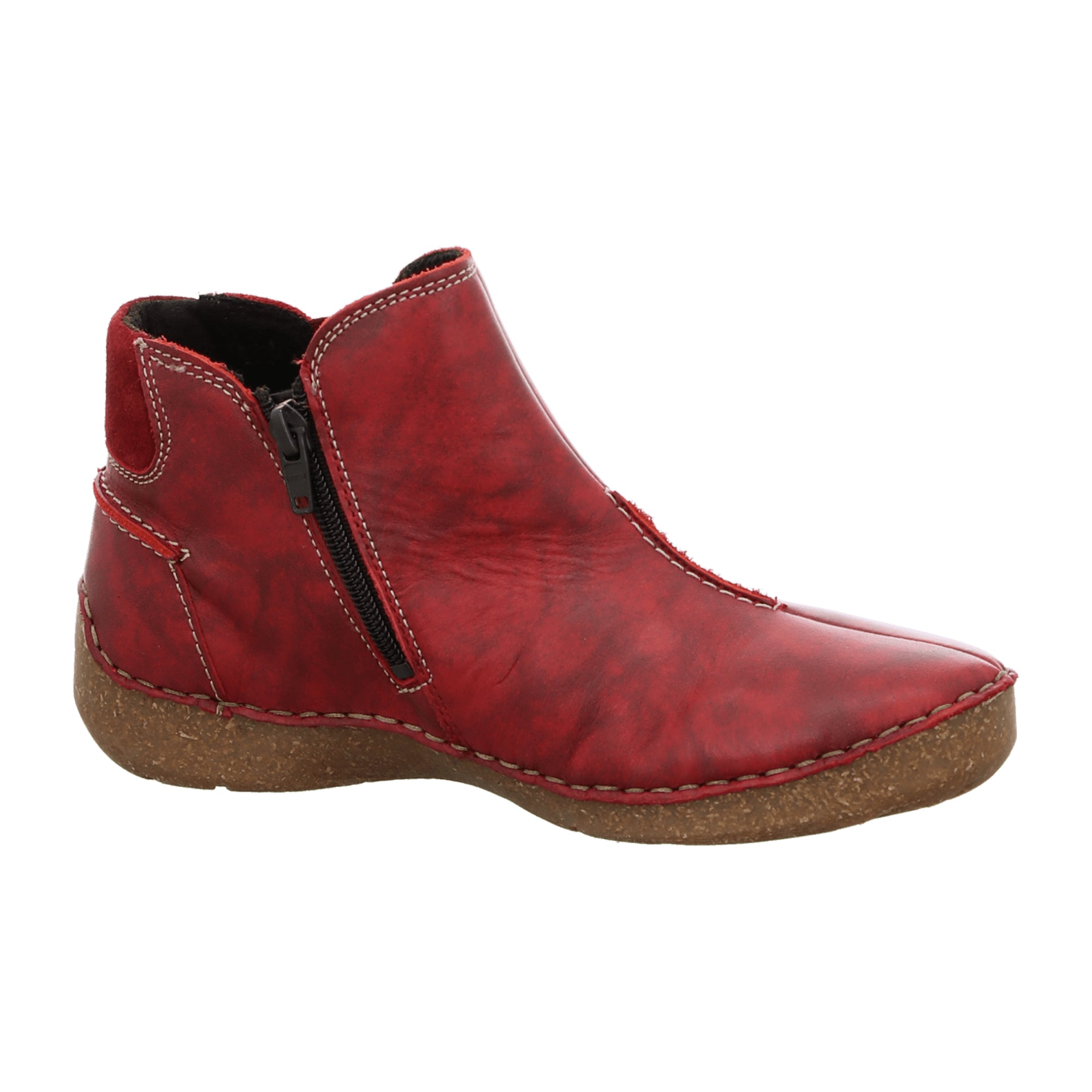 Josef Seibel Comfort Ankle Boots for Women in Red
