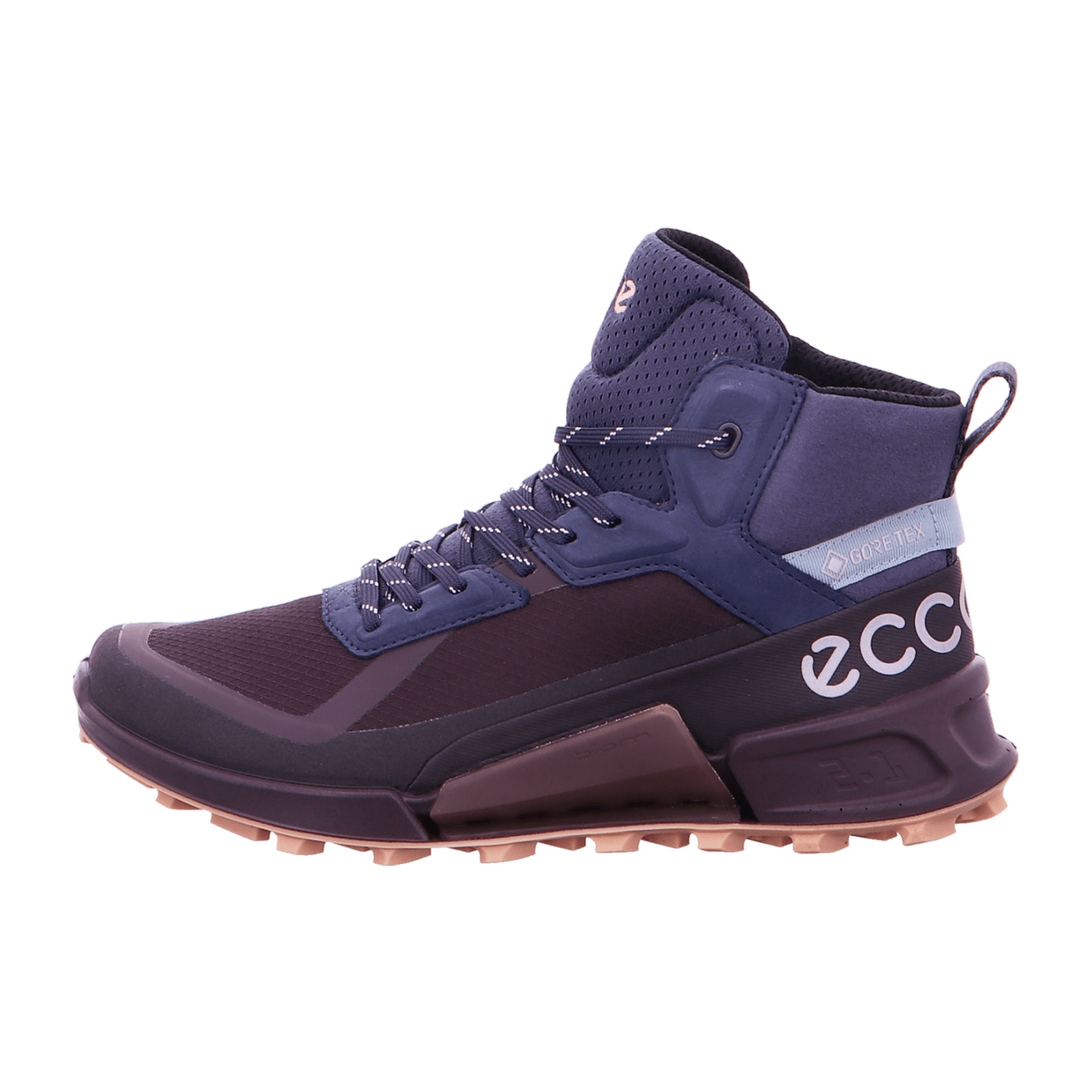 Ecco Women's Blue Outdoor Shoes - Durable & Stylish Hiking Footwear