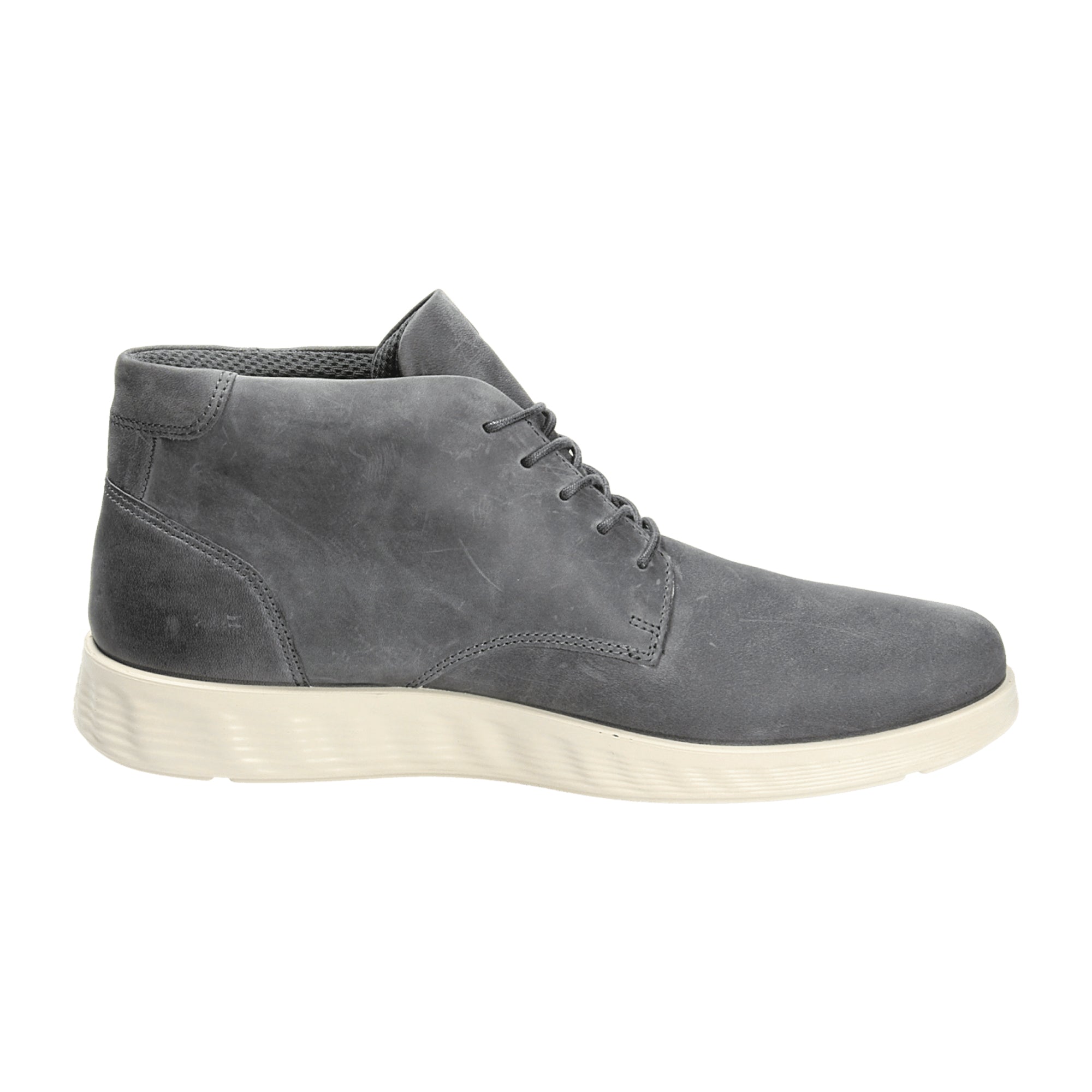 Ecco S Lite Hybrid Men's Gore-Tex Ankle Boots - Steel Gray, Waterproof and Breathable - Bartel-Shop