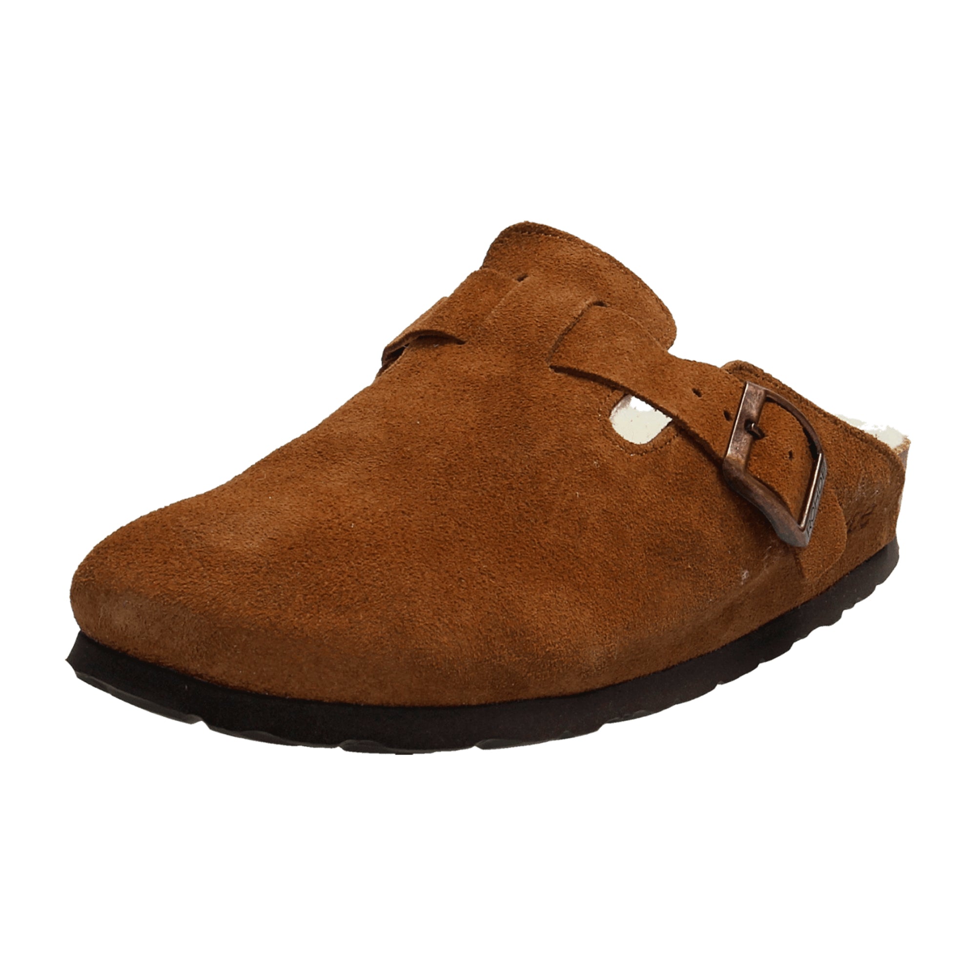 Rohde Alba Brown Women's Shoes Suede Flat Round Toe Fall Winter