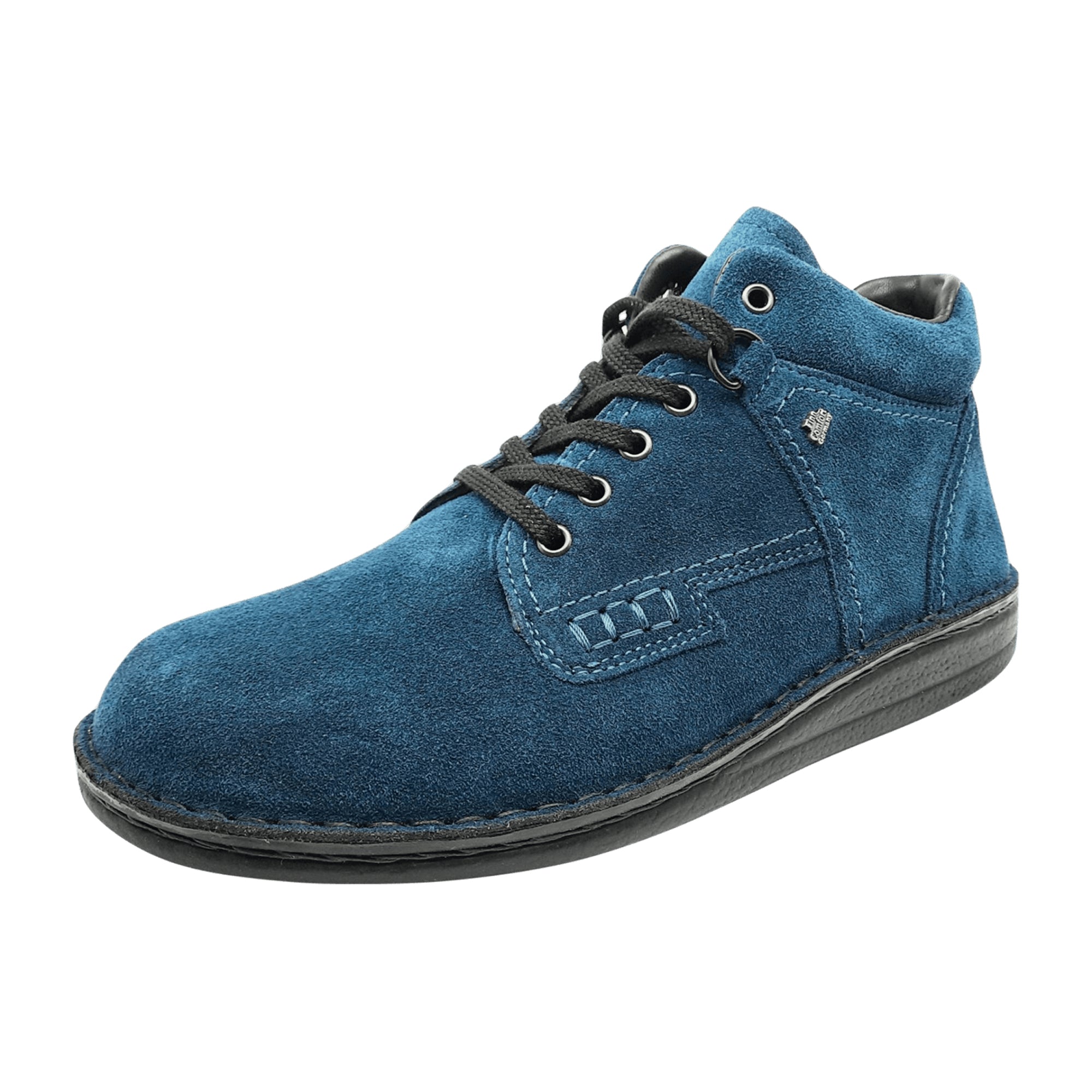 Finn Comfort Linz Petrol Men's Comfort Shoes - Stylish Turquoise Leather