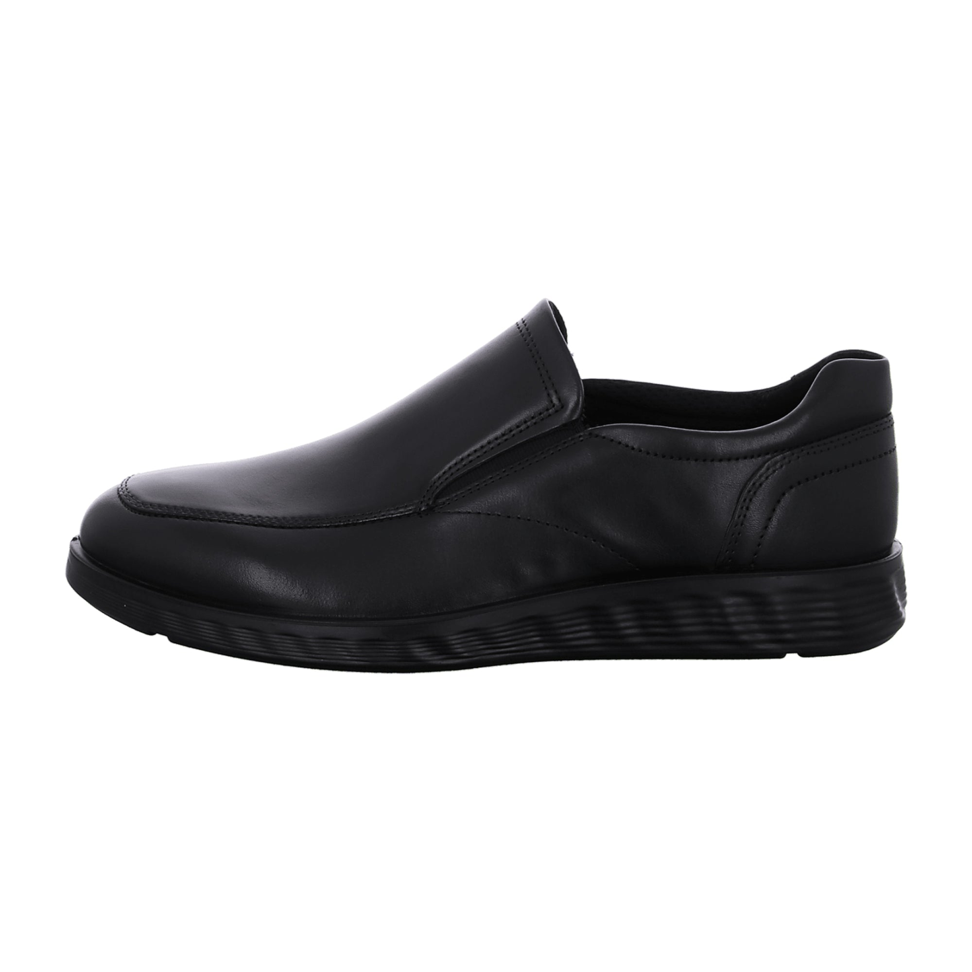 Ecco Men's Black Casual Sneakers | Stylish & Durable Footwear for Young Adults